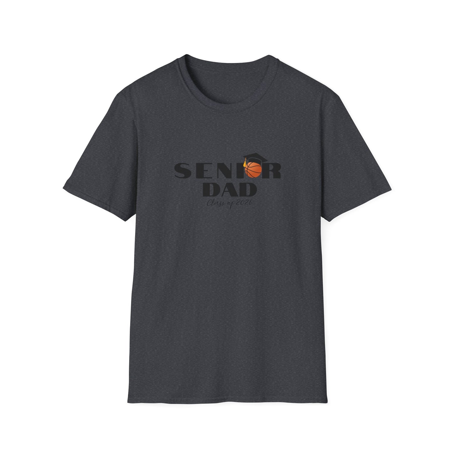 Senior Basketball Dad, Graduation T-Shirt, Unisex Tee for Fathers, Dad Shirt for Celebrations