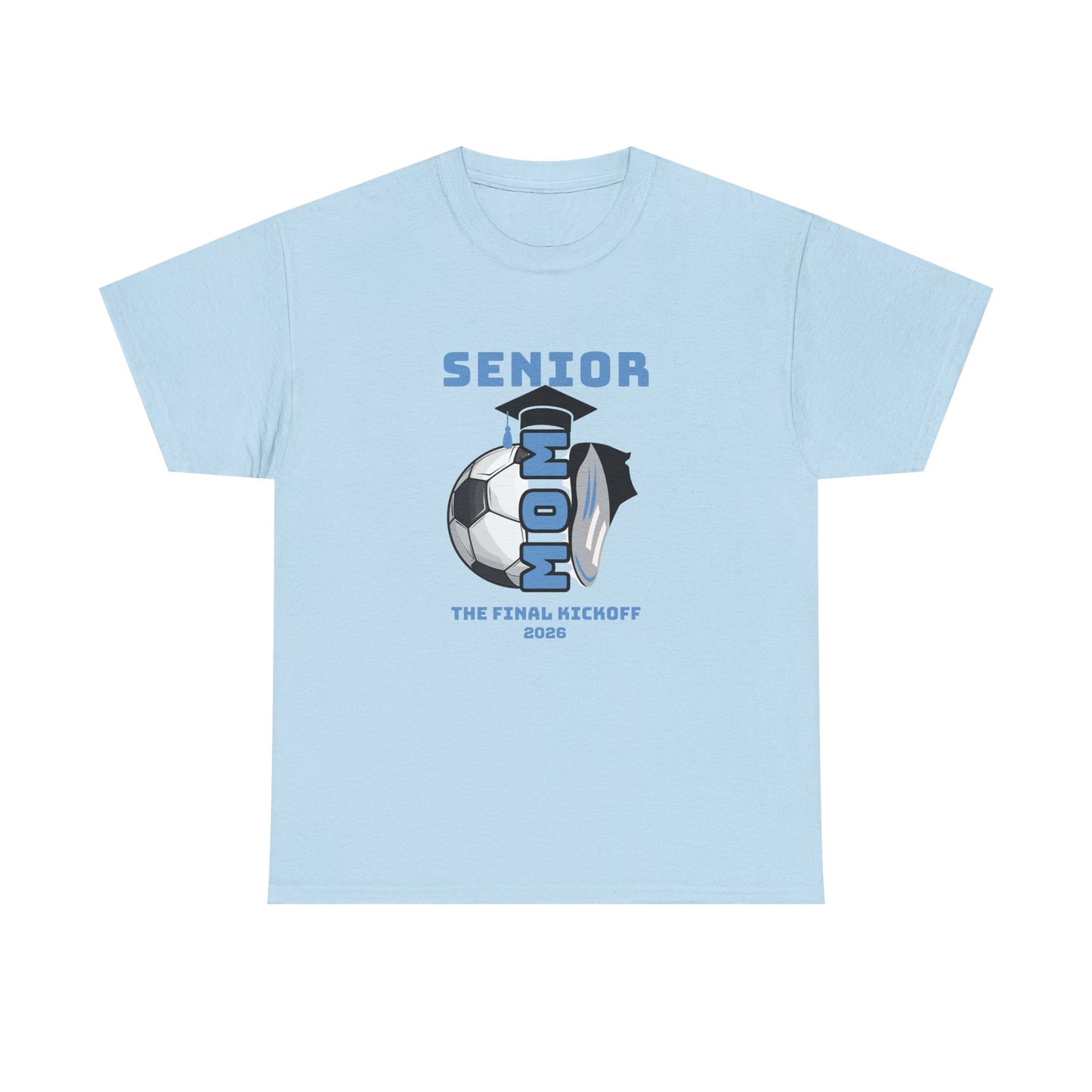 Senior Soccer Heavy Cotton Tee, Graduation Shirt, Class of 2026 Apparel
