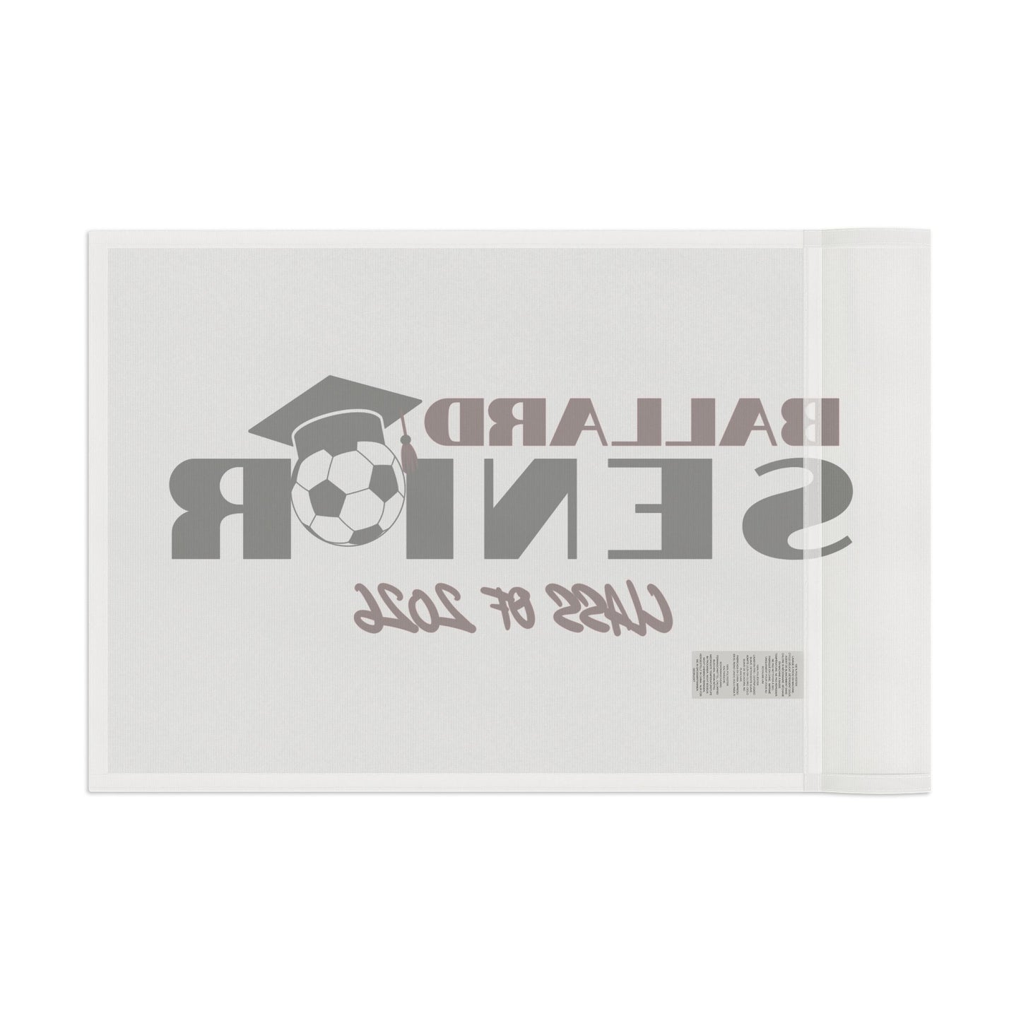 Custom Senior Flag for Graduates, Class of 2026, Soccer Decor, High School Celebration, Graduation Gift