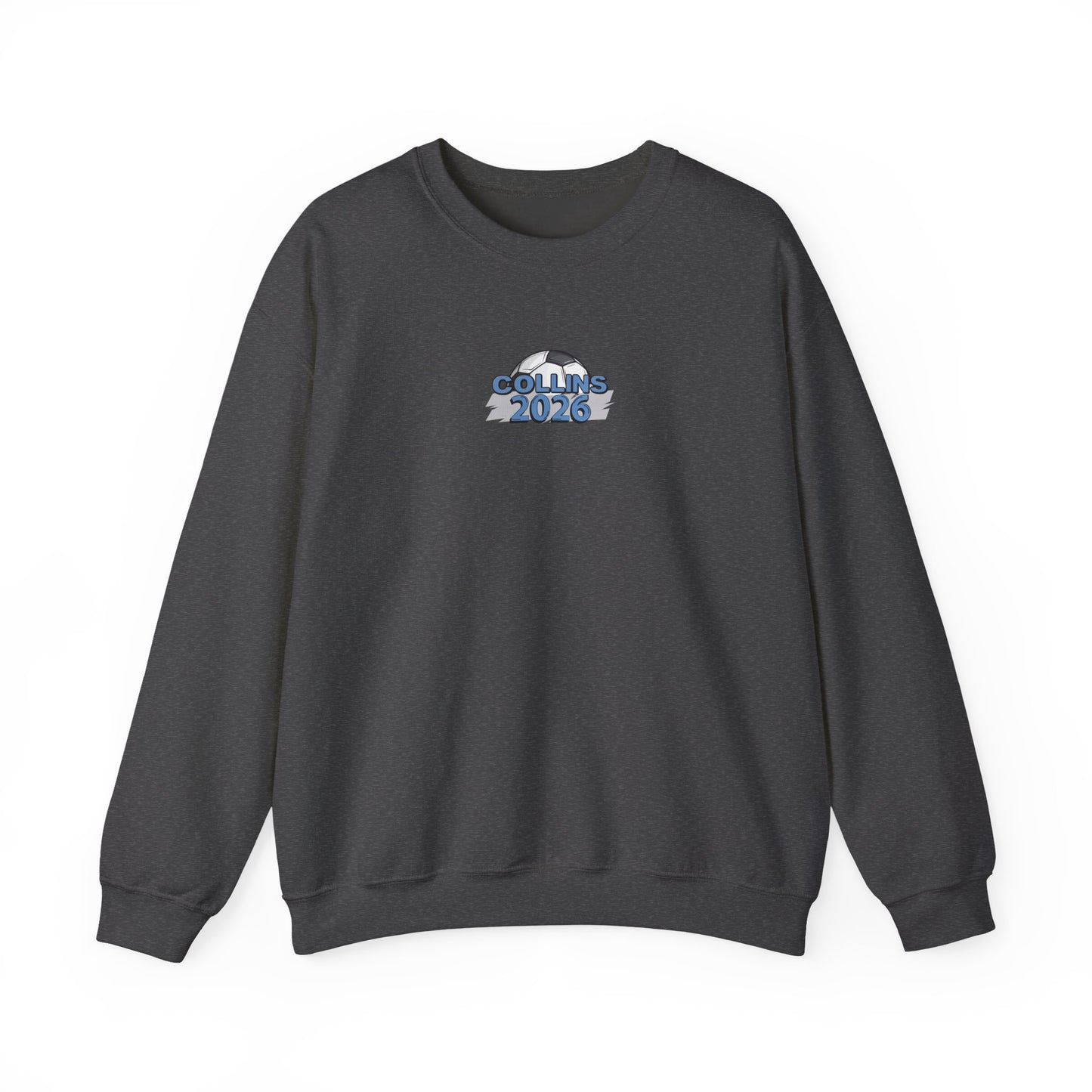Collins Soccer Seniors Crewneck Sweatshirt, Class of 2026, High School Soccer