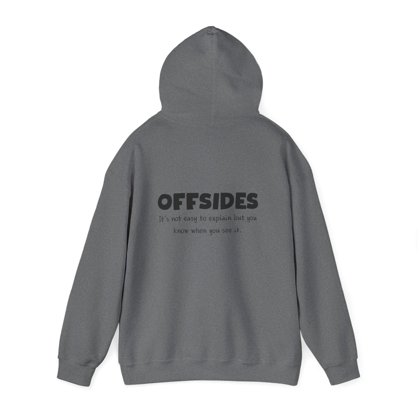 Offsides Hoodie - Cozy Unisex Pullover Sweatshirt, Perfect Gift for Soccer Lovers, Casual Wear, Unique Statement Hoodie