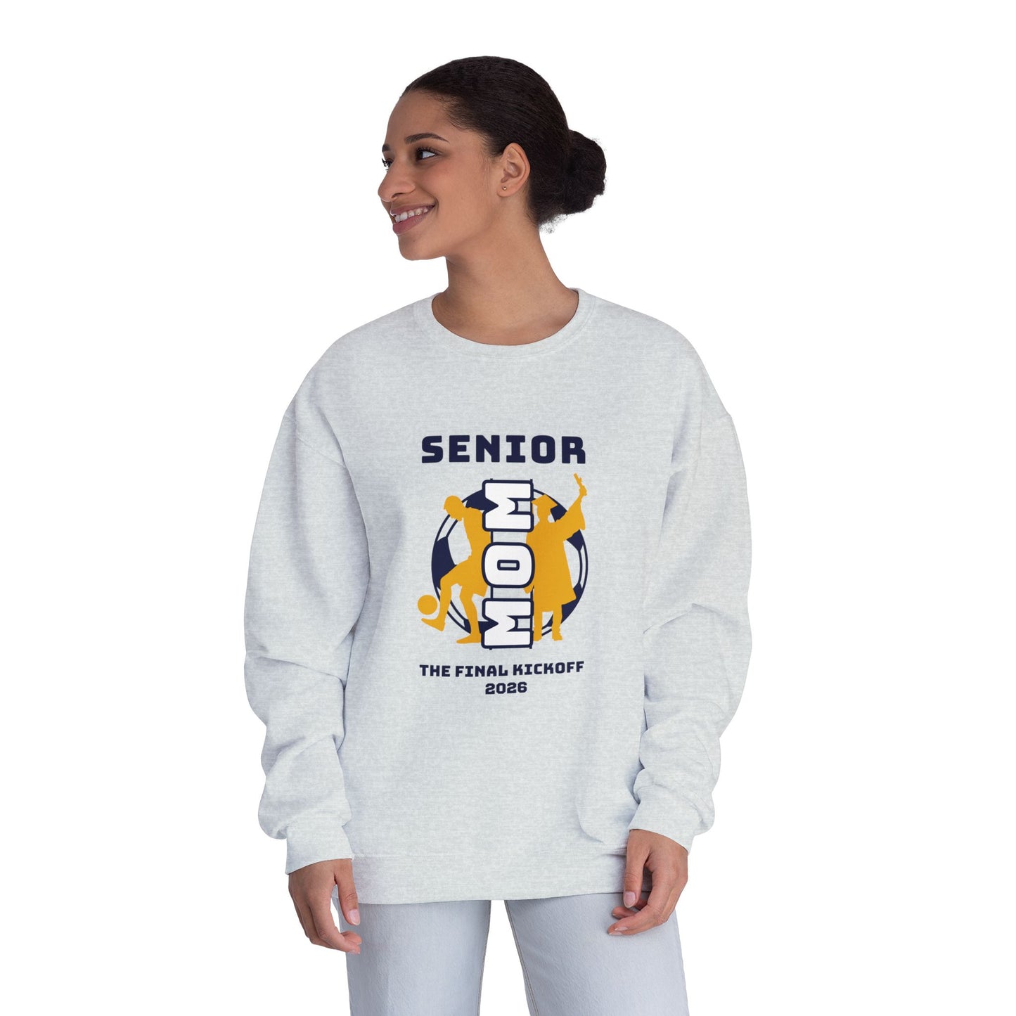 Final Kickoff Soccer Mom Crewneck Sweatshirt, School Spirit Apparel, Perfect for Game Day, Casual Comfort Wear