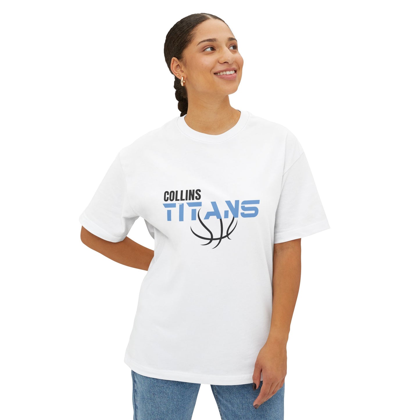 Collins Basketball Tee, Casual Sportswear, Oversized T-Shirt for Fans, Unisex Boxy Fit, Perfect for Game Day, Gift for Athletes