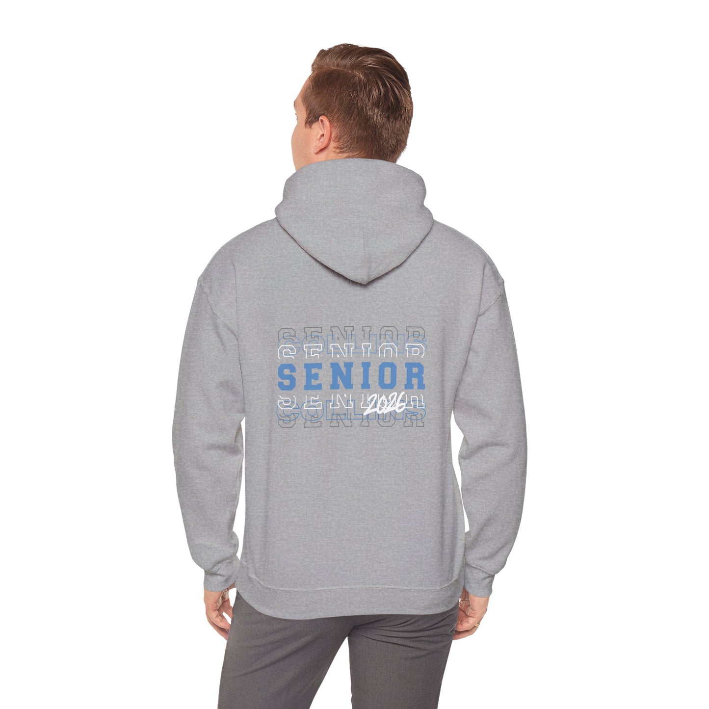 Senior 2024 Hooded Sweatshirt, Graduation, Class of 2026 Apparel, Cozy Senior Hoodie, Trendy Graduation Outfit