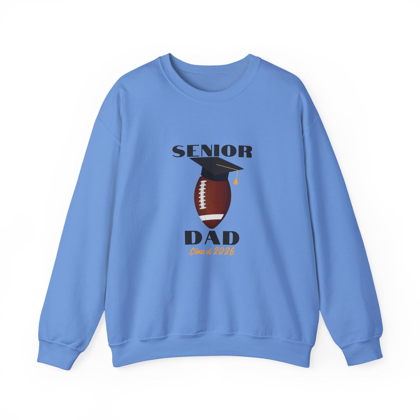 Senior Dad Crewneck Sweatshirt, Football Dad, Football Fan Apparel, Cozy Sweatshirt for Dads