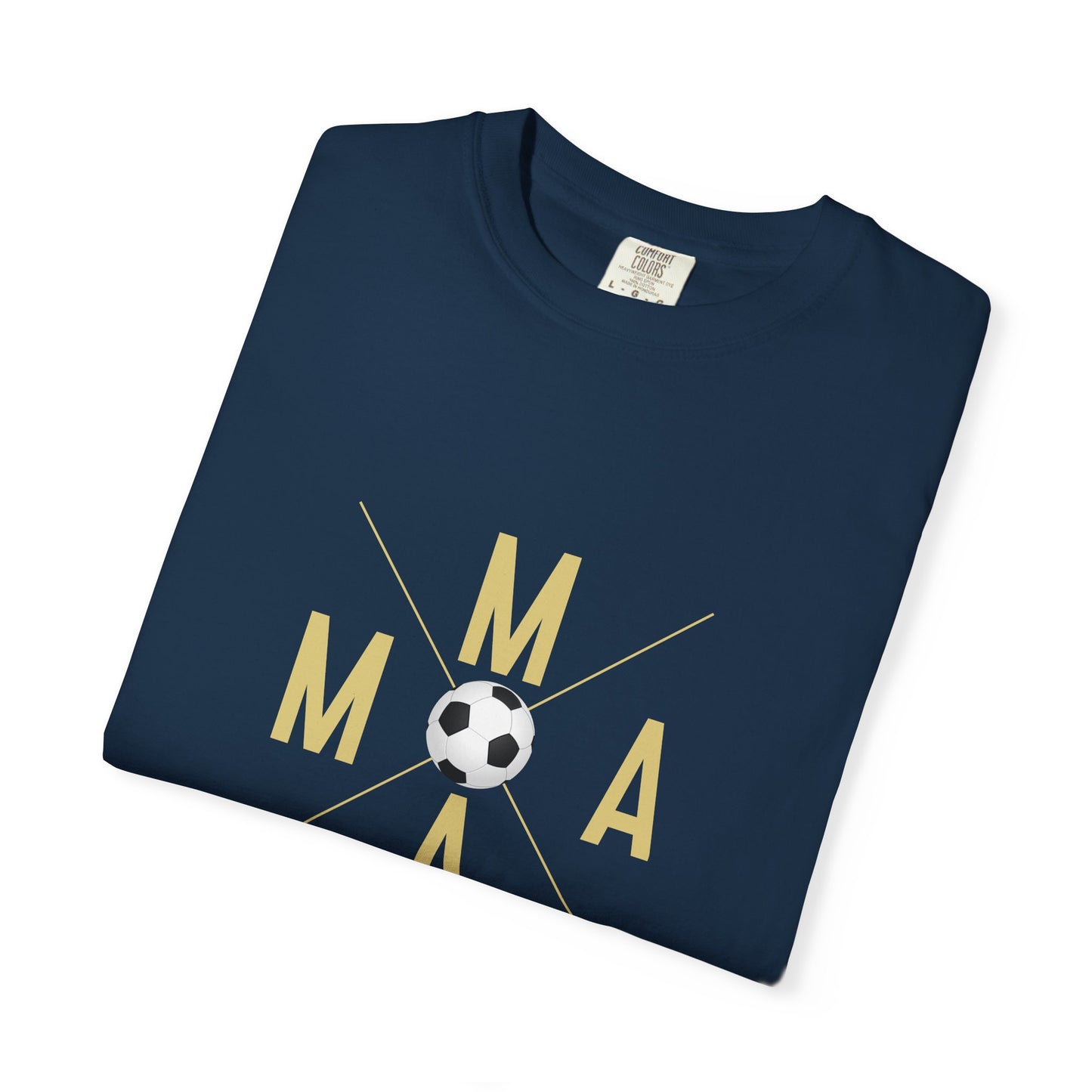Soccer MAMA Garment-Dyed T-shirt, Sports Tees, Gift for Soccer Fans