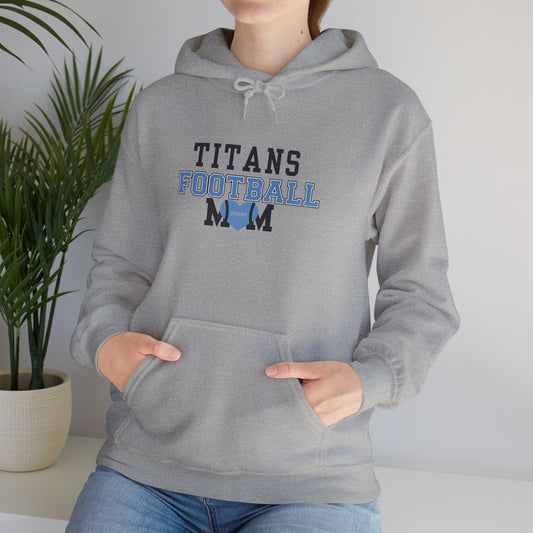 Titans Football Mom Hoodie, Game Day Apparel, Team Spirit Clothing