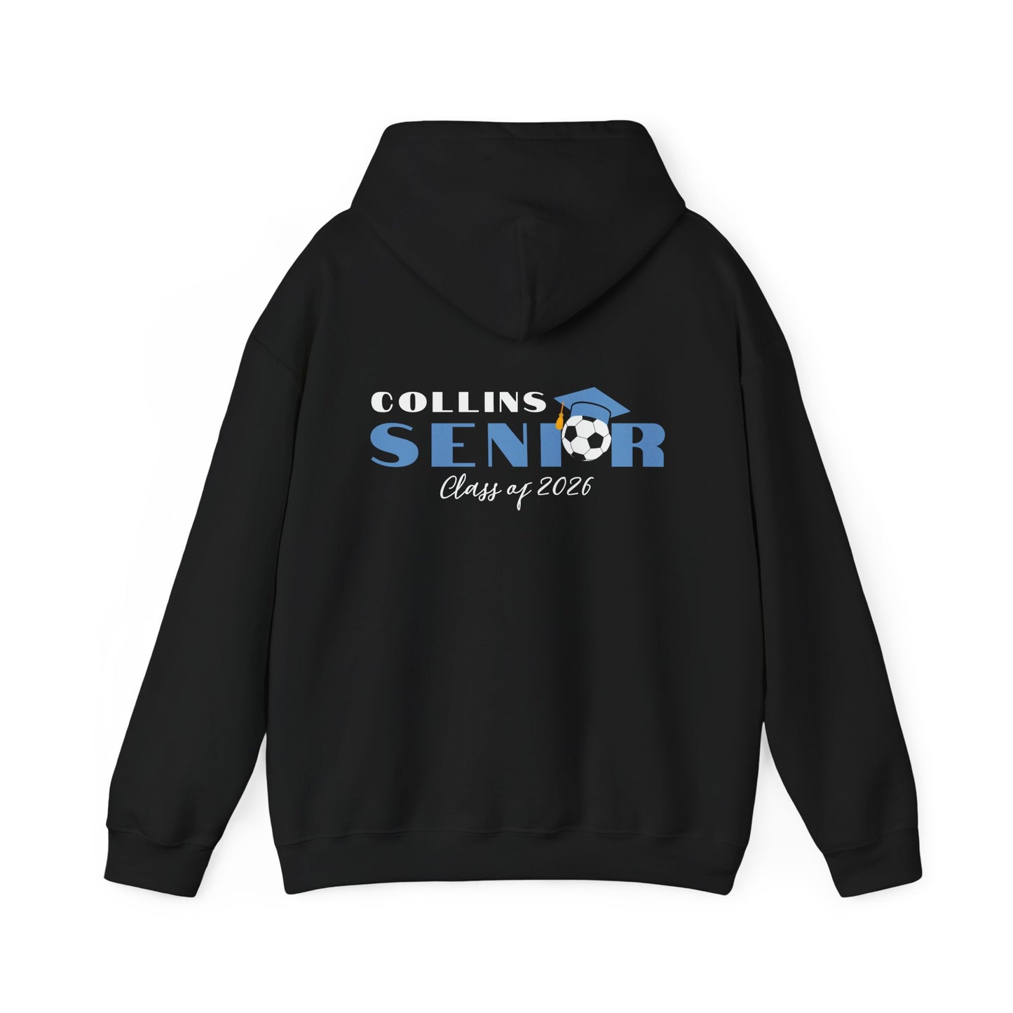 Soccer Seniors Hoodie, Class of 2026 Sweatshirt, Personalized Senior Celebration Gift, Unisex Hooded Pullover, College Bound Apparel