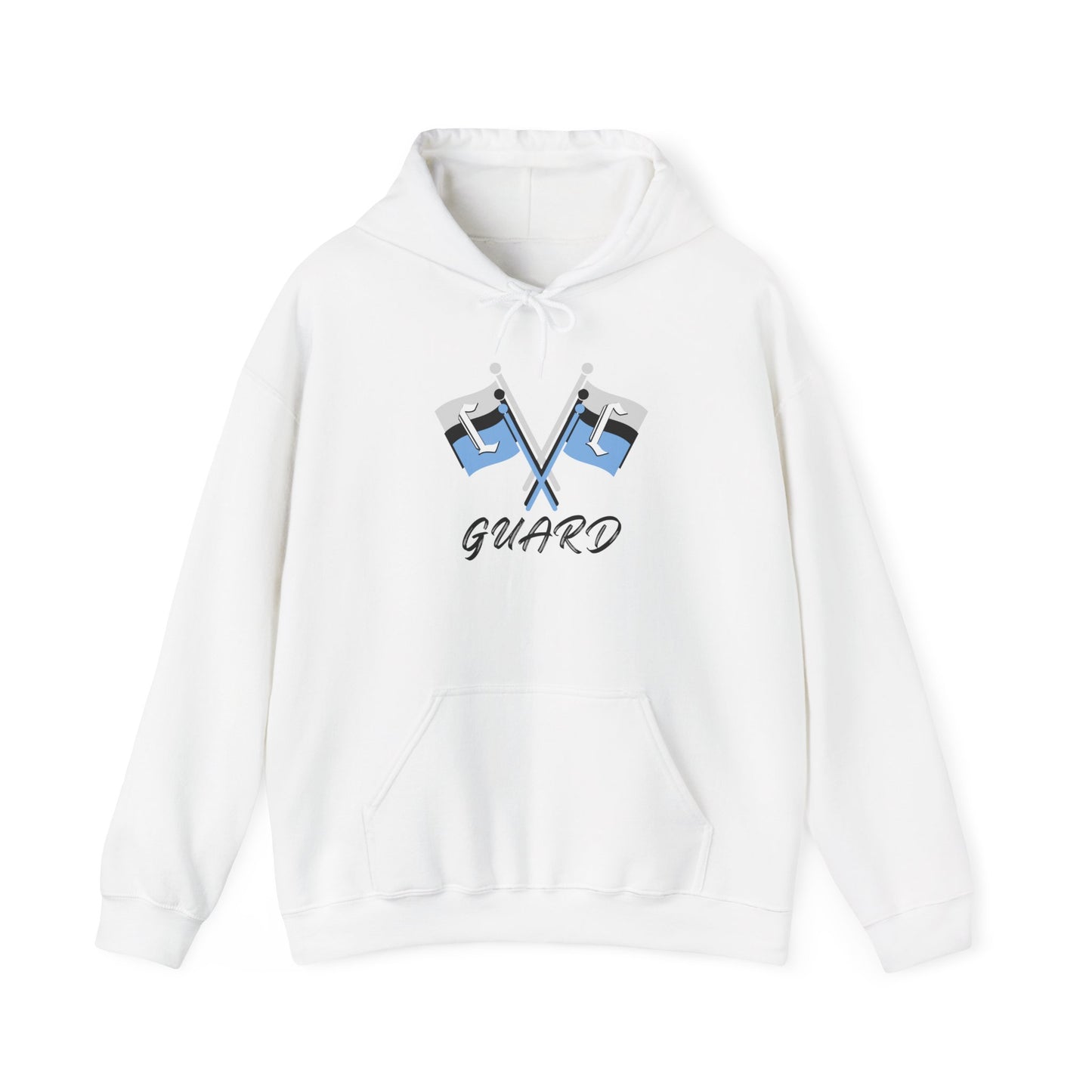 Collins Color Guard Hoodie, Unisex Heavy Blend Sweatshirt, Sports Gear, Hooded Sweatshirt, Team Apparel