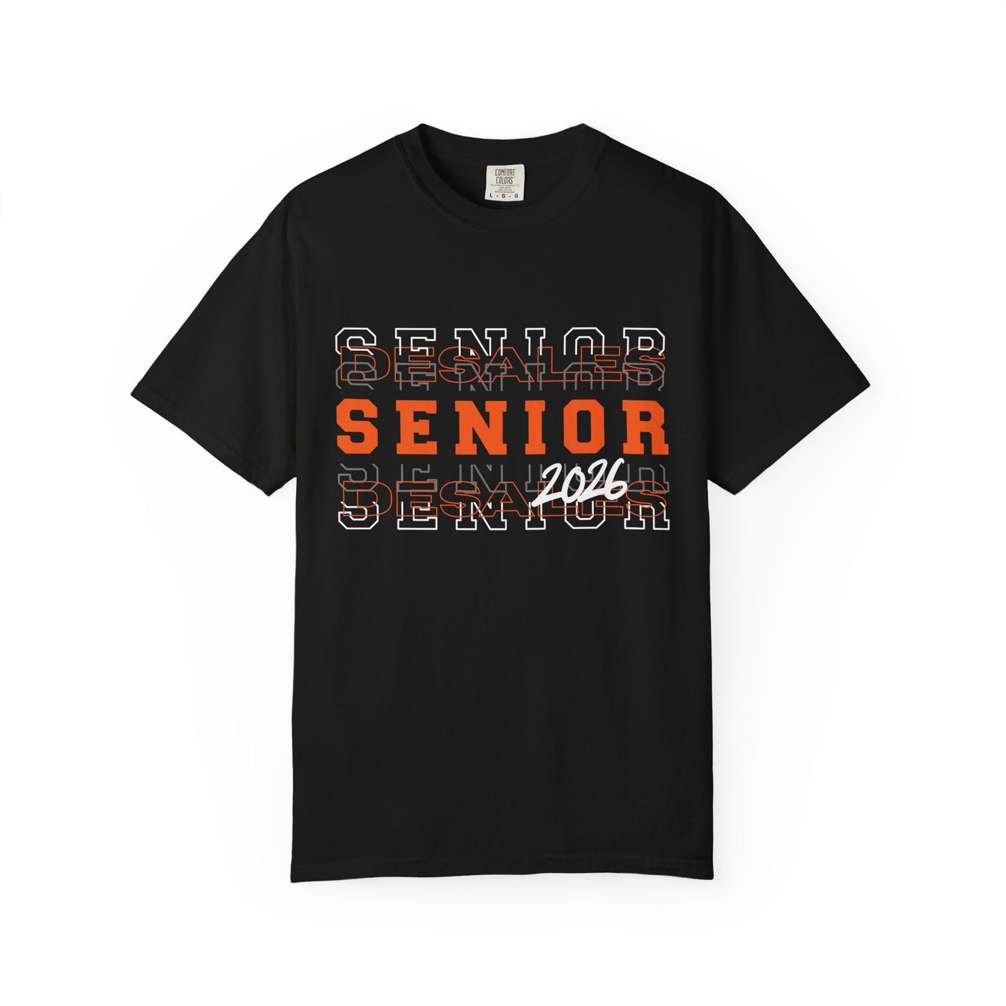 DeSales Senior 2026 Garment-Dyed T-Shirt, Graduation Shirt, Class of 2026 Tee, Senior Year Apparel, Gift for Graduates