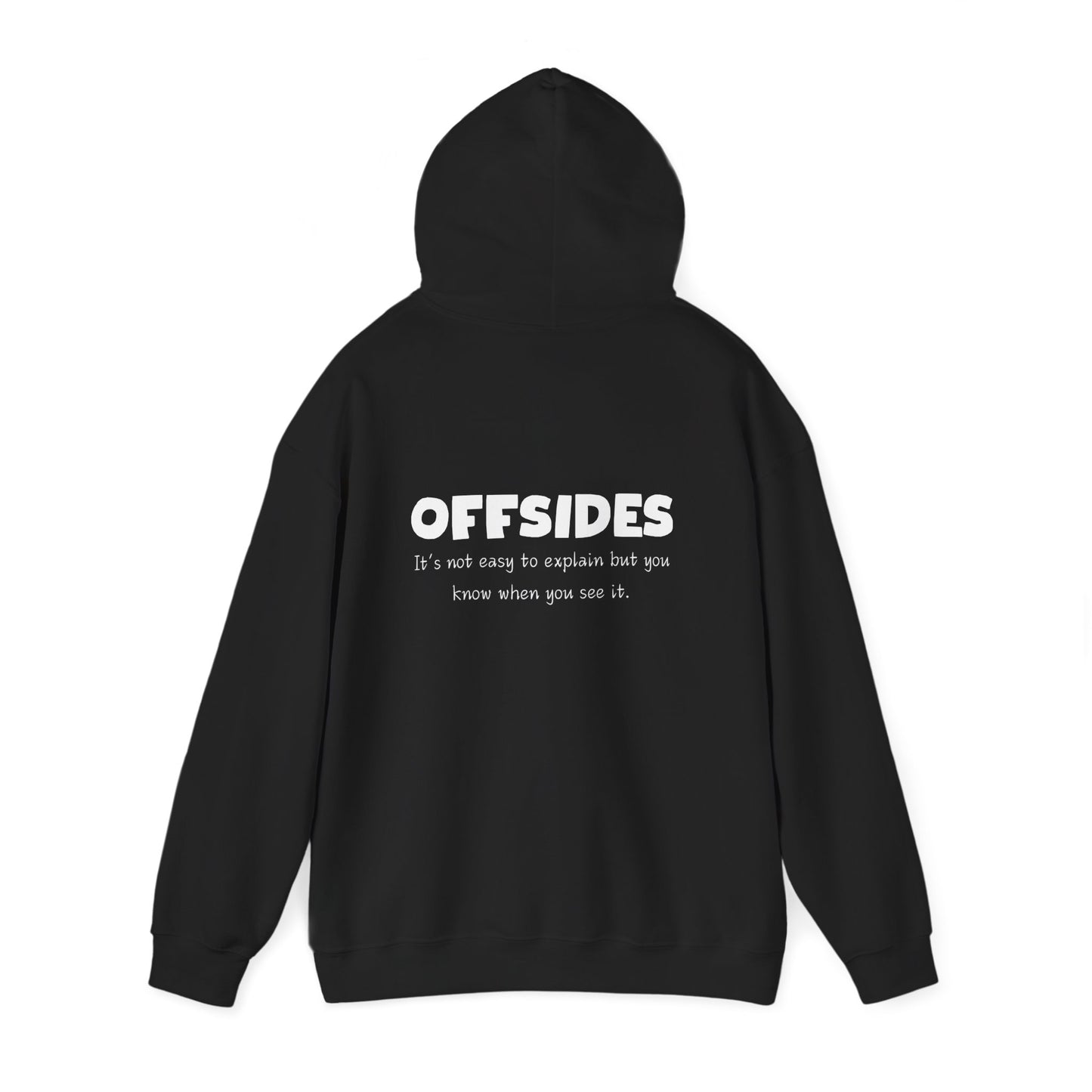 Offsides Hoodie - Cozy Unisex Pullover Sweatshirt, Perfect Gift for Soccer Lovers, Casual Wear, Unique Statement Hoodie