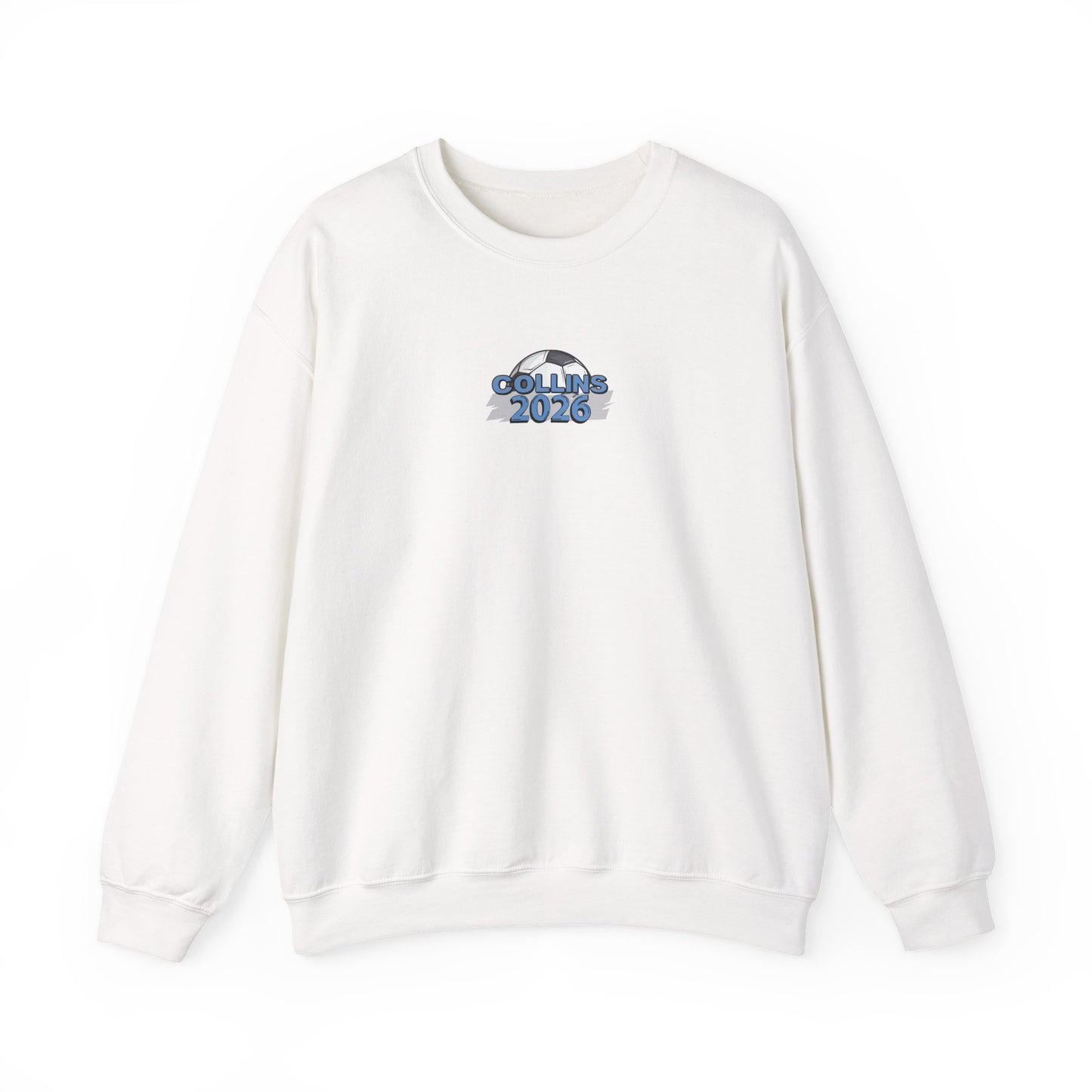 Collins Soccer Seniors Crewneck Sweatshirt, Class of 2026, High School Soccer