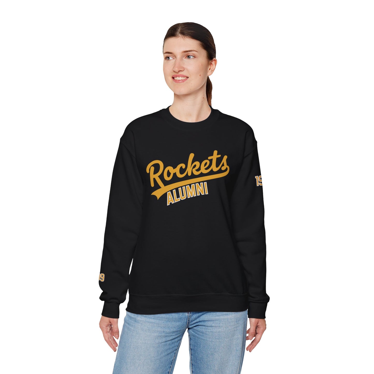 Rockets Alumni Sweatshirt, Vintage Crew Neck, Shelby County- Custom Graduation Year