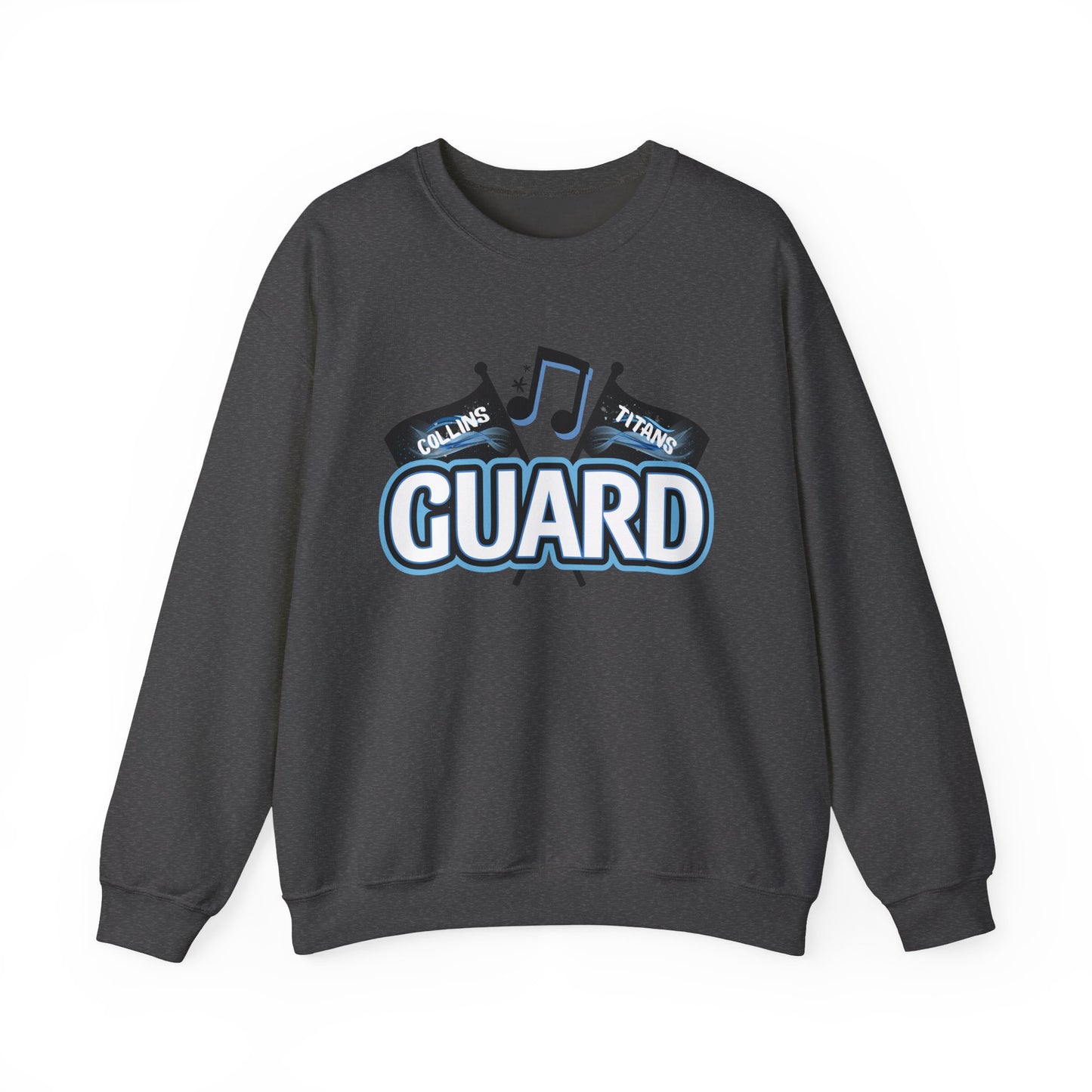 Color Guard Crewneck Sweatshirt - Perfect for Marching Band- Collins High School