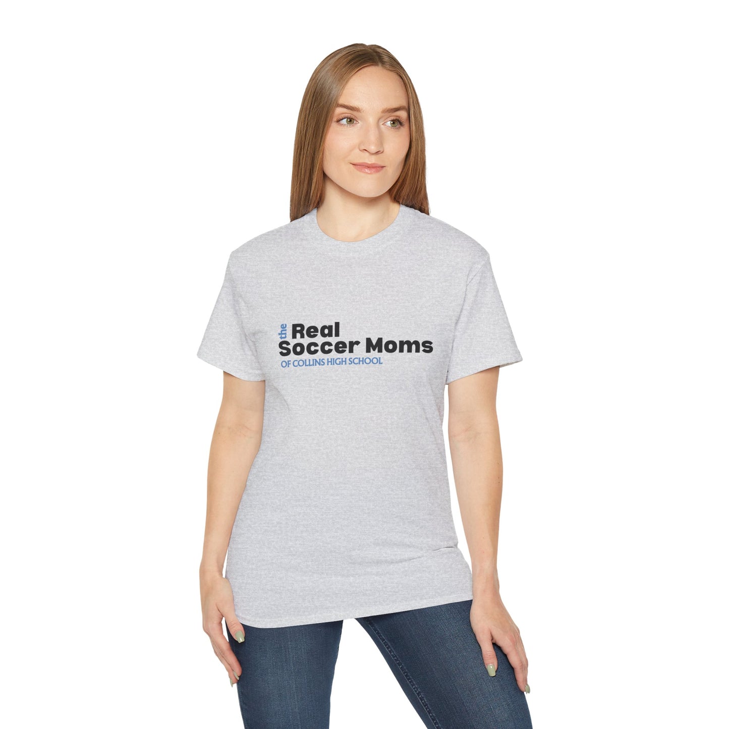 Real Soccer Moms Tee, Gift for Soccer Moms, Casual T-Shirt, Game Day Essentials, Team Spirit Wear