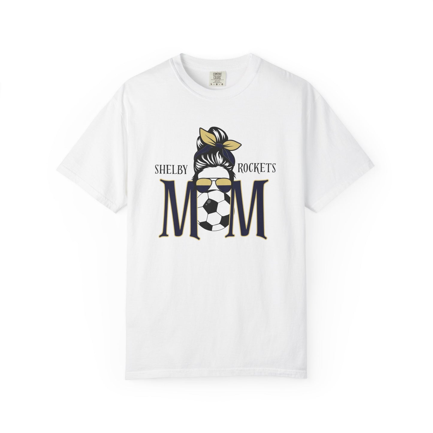 Shelby Rockets Cool Soccer Mom T-Shirt, Gift for Sports Moms, Garment-Dyed Tee