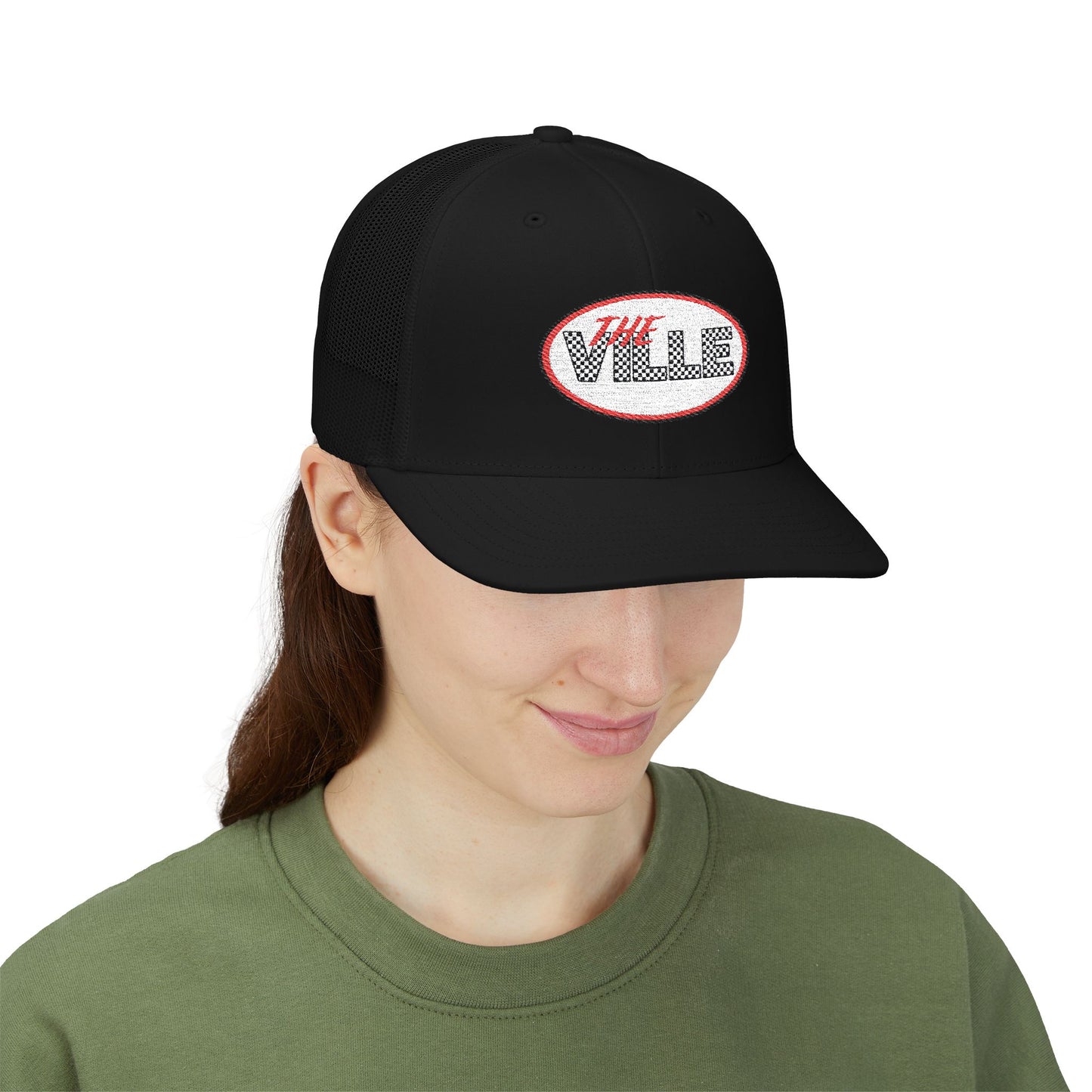 The Ville Snapback Trucker Cap, Stylish Embroidered Cap, Perfect for Game Day