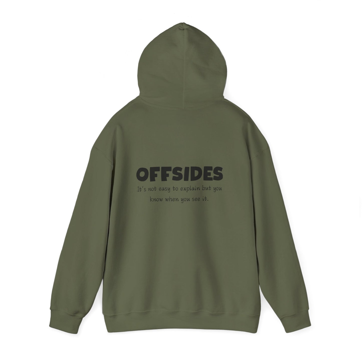 Offsides Hoodie - Cozy Unisex Pullover Sweatshirt, Perfect Gift for Soccer Lovers, Casual Wear, Unique Statement Hoodie