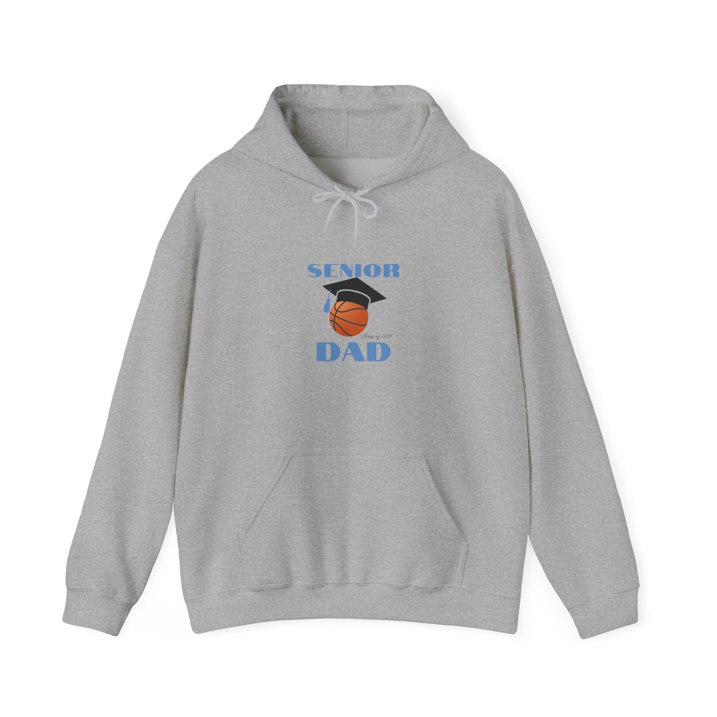 Graduation Basketball Hoodie for Dads, Unisex Heavy Blend Sweatshirt, Senior Dad, Basketball Dad Apparel, Sportswear for Celebrations