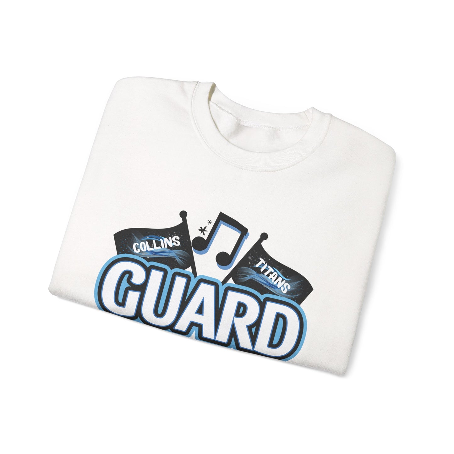 Color Guard Crewneck Sweatshirt - Perfect for Marching Band- Collins High School