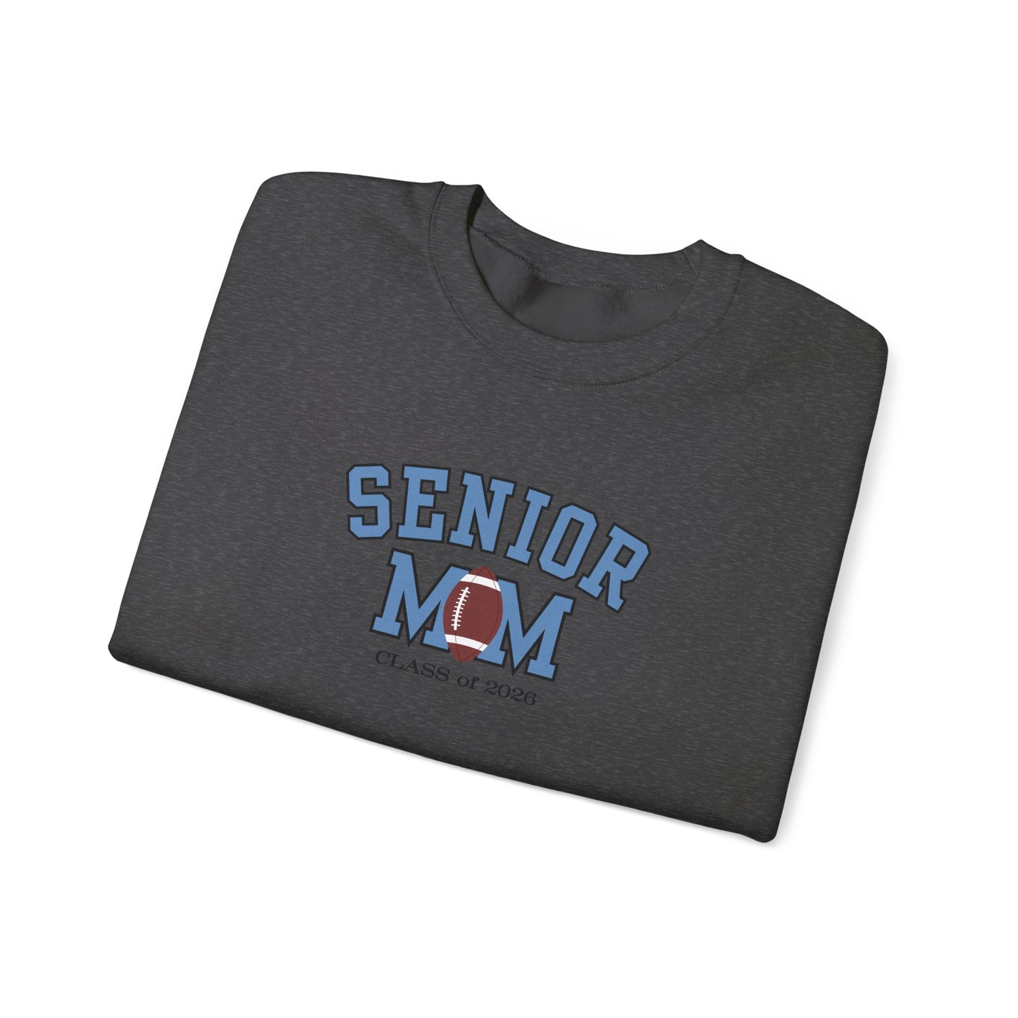 Senior Football Mom Crewneck Sweatshirt | Class of 2026
