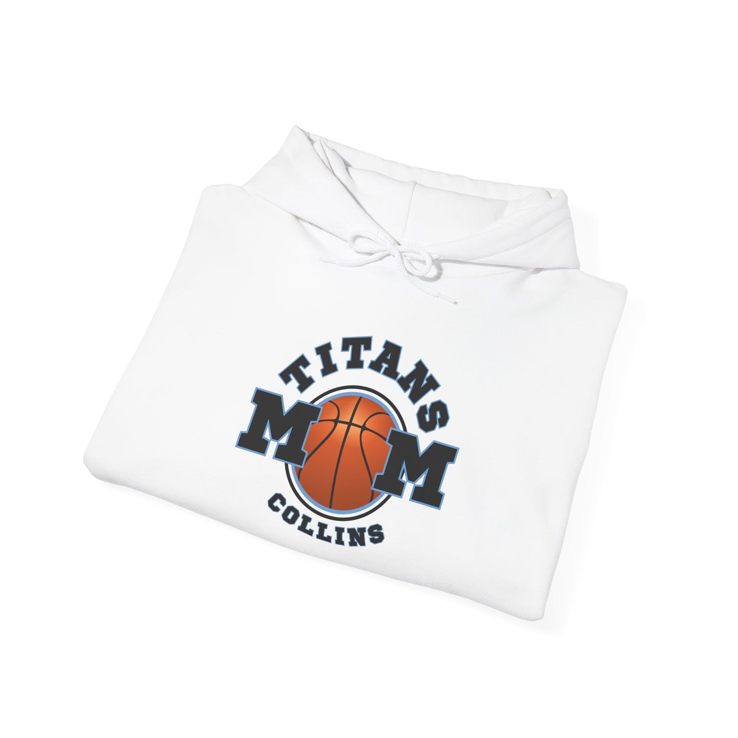 Titans MOM Basketball Hoodie – Personalized Collins Team Spirit Sweatshirt