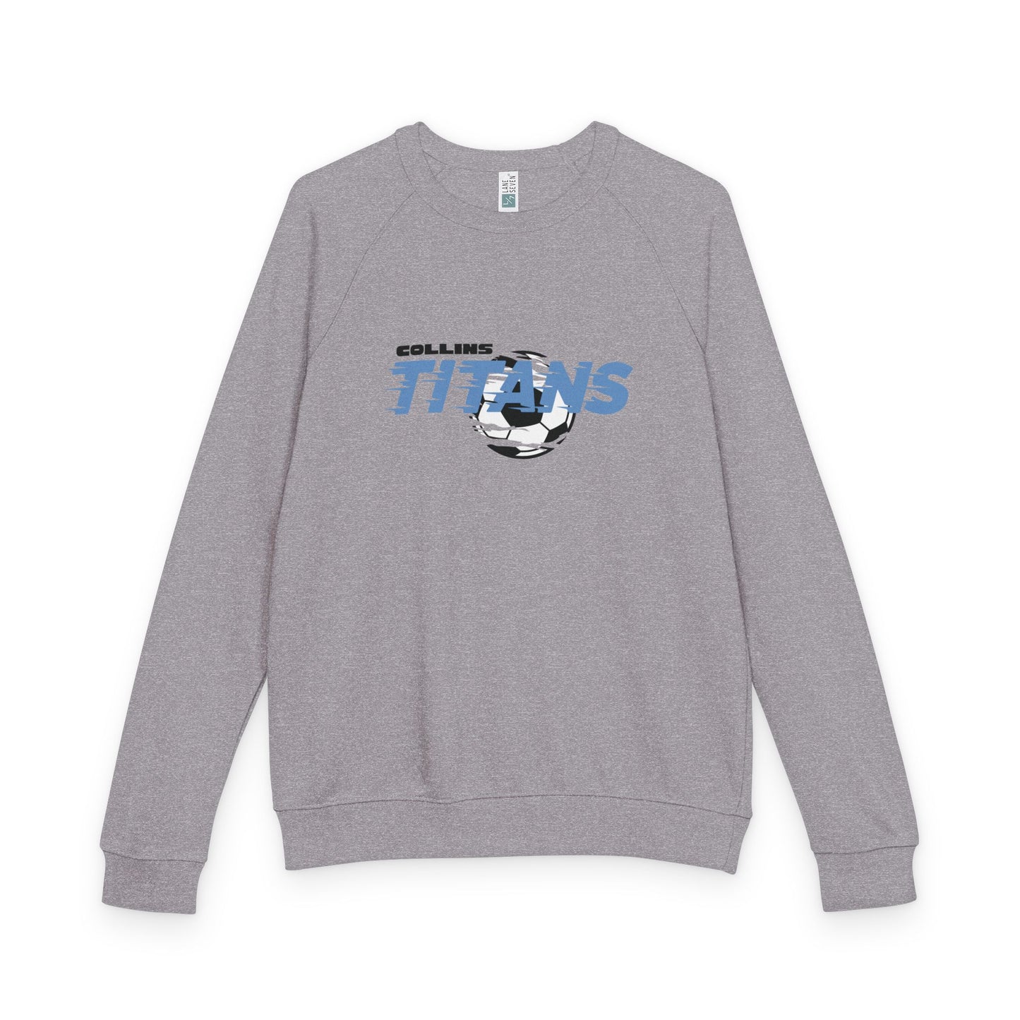 Titans Soccer French Terry Crewneck Sweatshirt, Soccer Spirit Wear, Comfortable Athletic Apparel