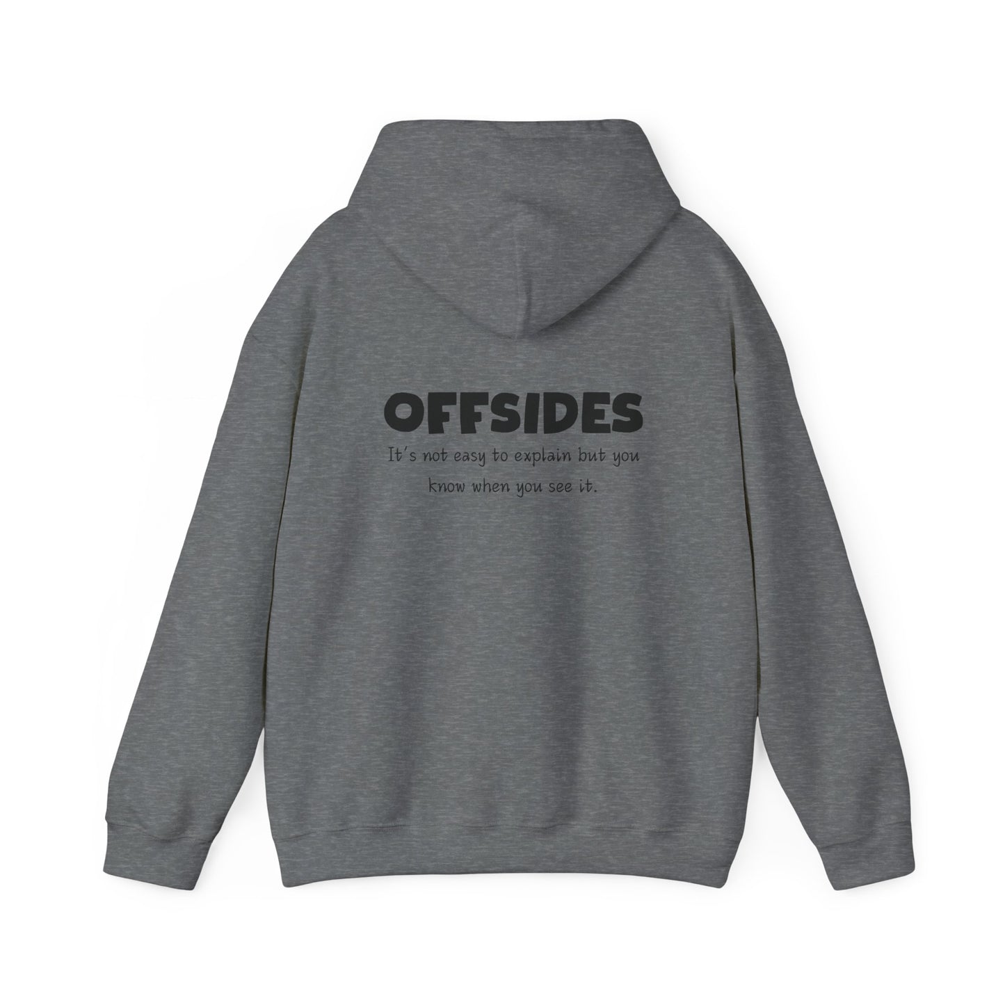 Offsides Hoodie - Cozy Unisex Pullover Sweatshirt, Perfect Gift for Soccer Lovers, Casual Wear, Unique Statement Hoodie