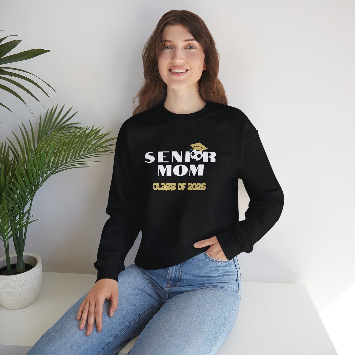 Shelby County- Crewneck Sweatshirt for Senior Soccer Moms, Graduation Day Apparel