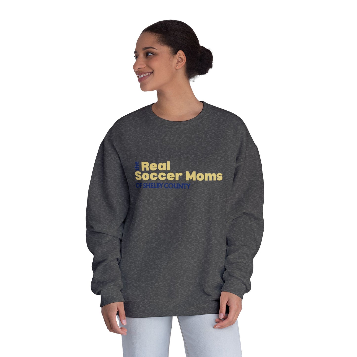 Real Soccer Moms of Shelby County Crewneck Sweatshirt | Perfect Gift for Moms, Casual Wear, Sports Mom Apparel, Comfortable Sweatshirt, Great for [...]
