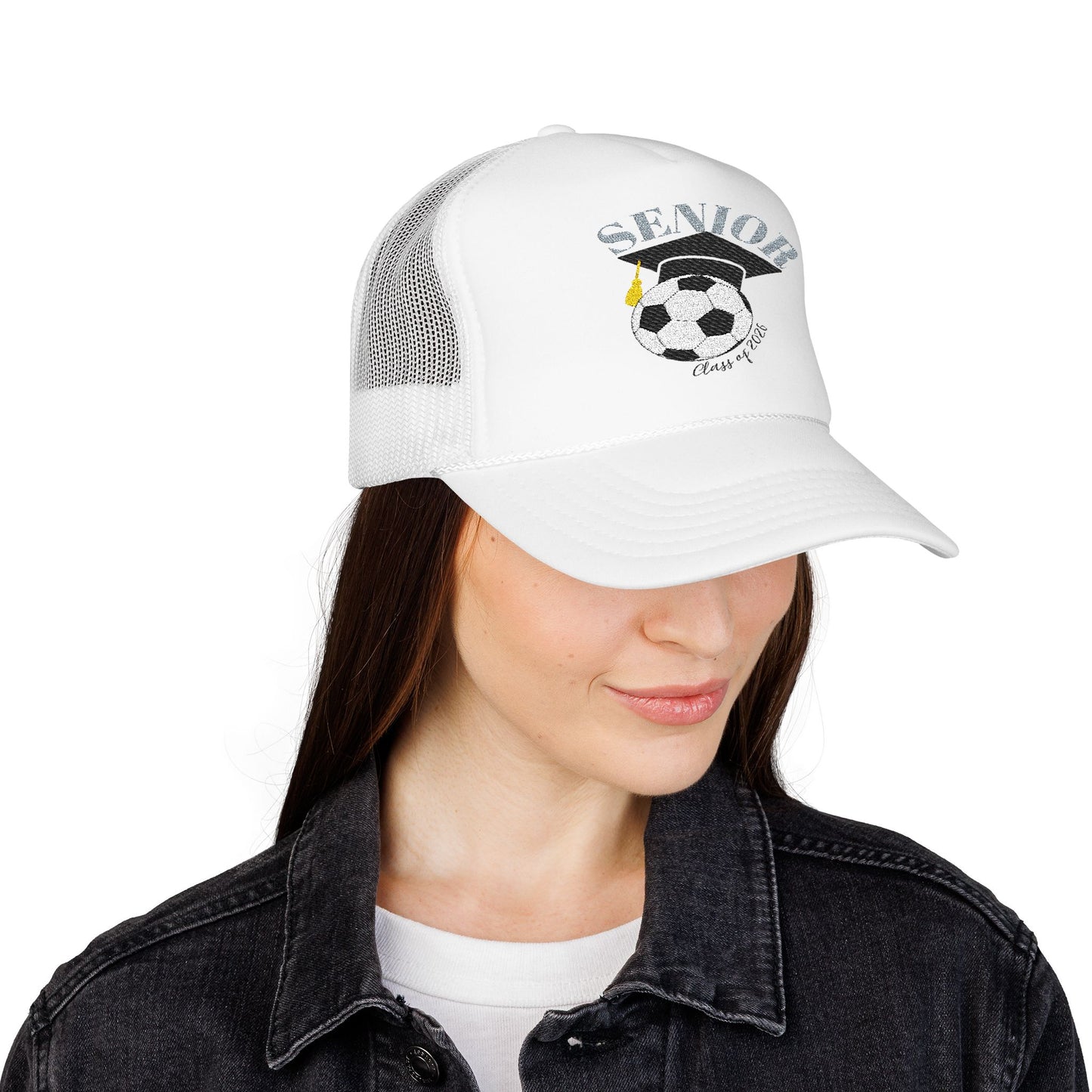 Soccer Senior Foam Trucker Hat (Embroidery)