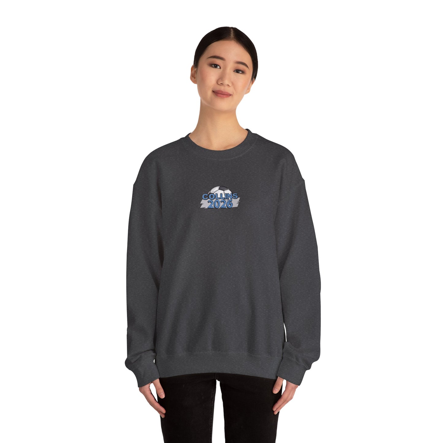 Collins Soccer Seniors Crewneck Sweatshirt, Class of 2026, High School Soccer