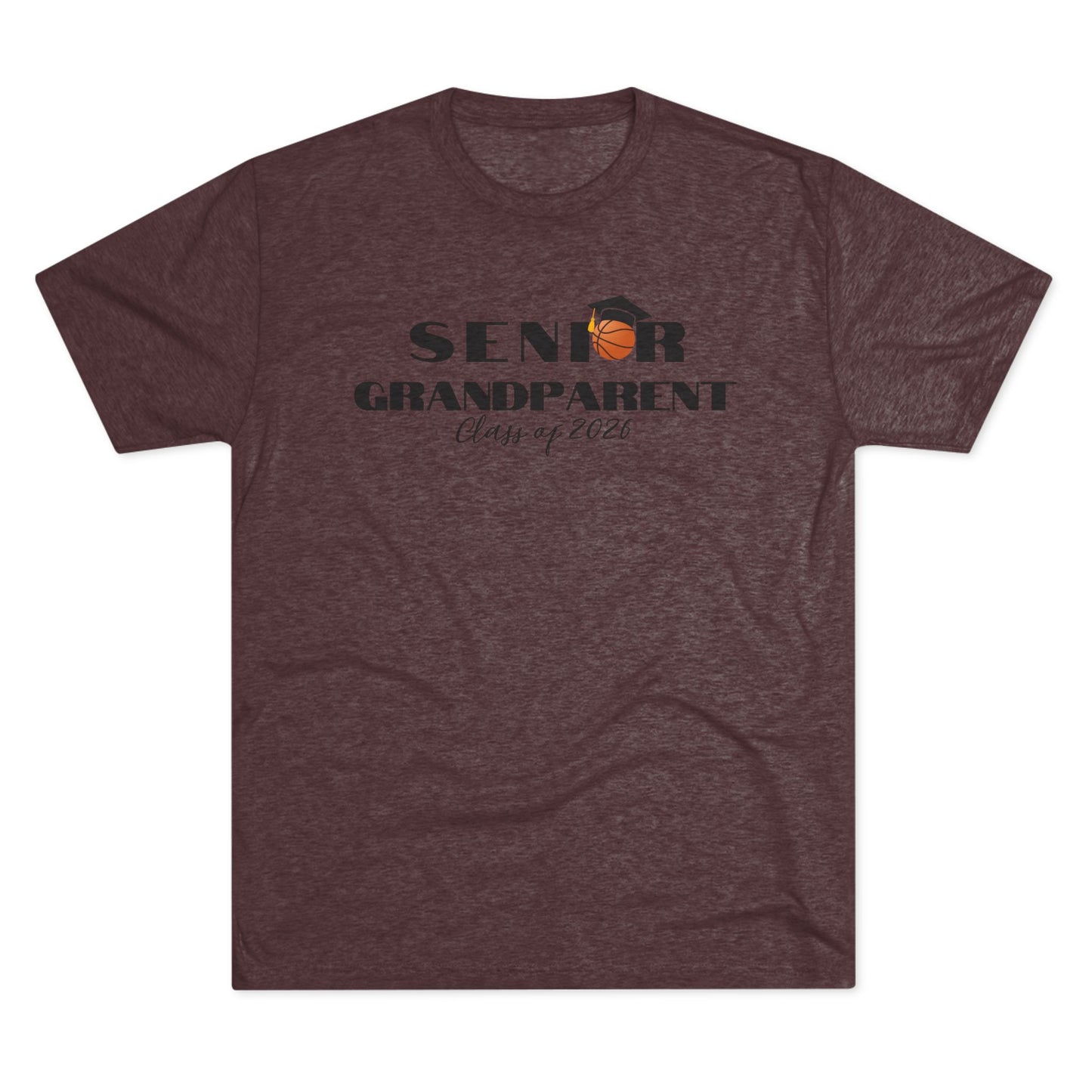 Senior Basketball Grandparent Crew Tee, Graduation, Unisex Shirt, Class of 2026 Apparel