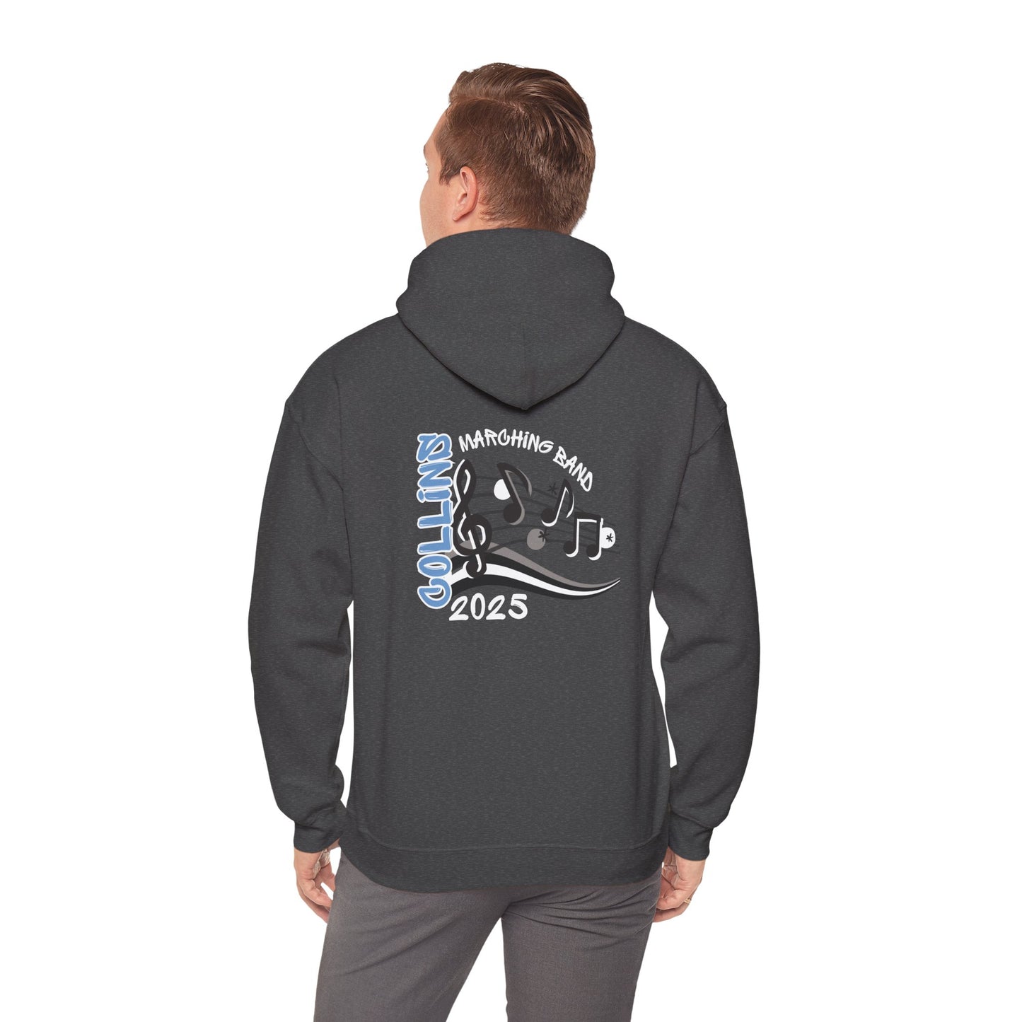 Collins Marching Band Hoodie, Personalized Apparel, Perfect Gift for Band Supportors