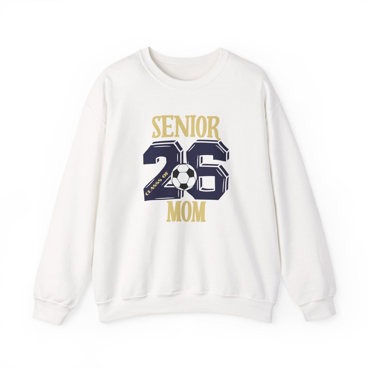 Shelby Senior Mom Soccer Sweatshirt, Unisex Crewneck, Sports Mom Apparel, Graduation Gift, Comfortable Casual Wear