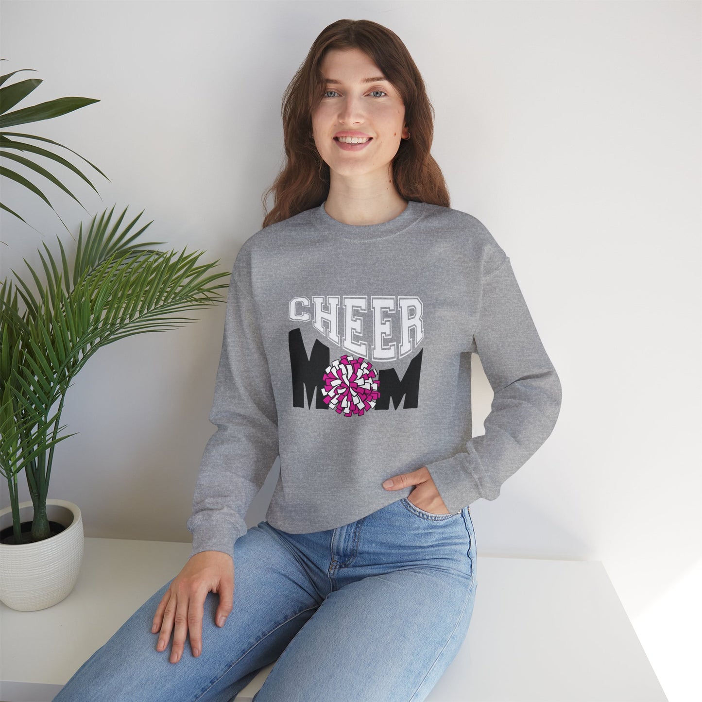 Cheer Mom Crewneck Sweatshirt