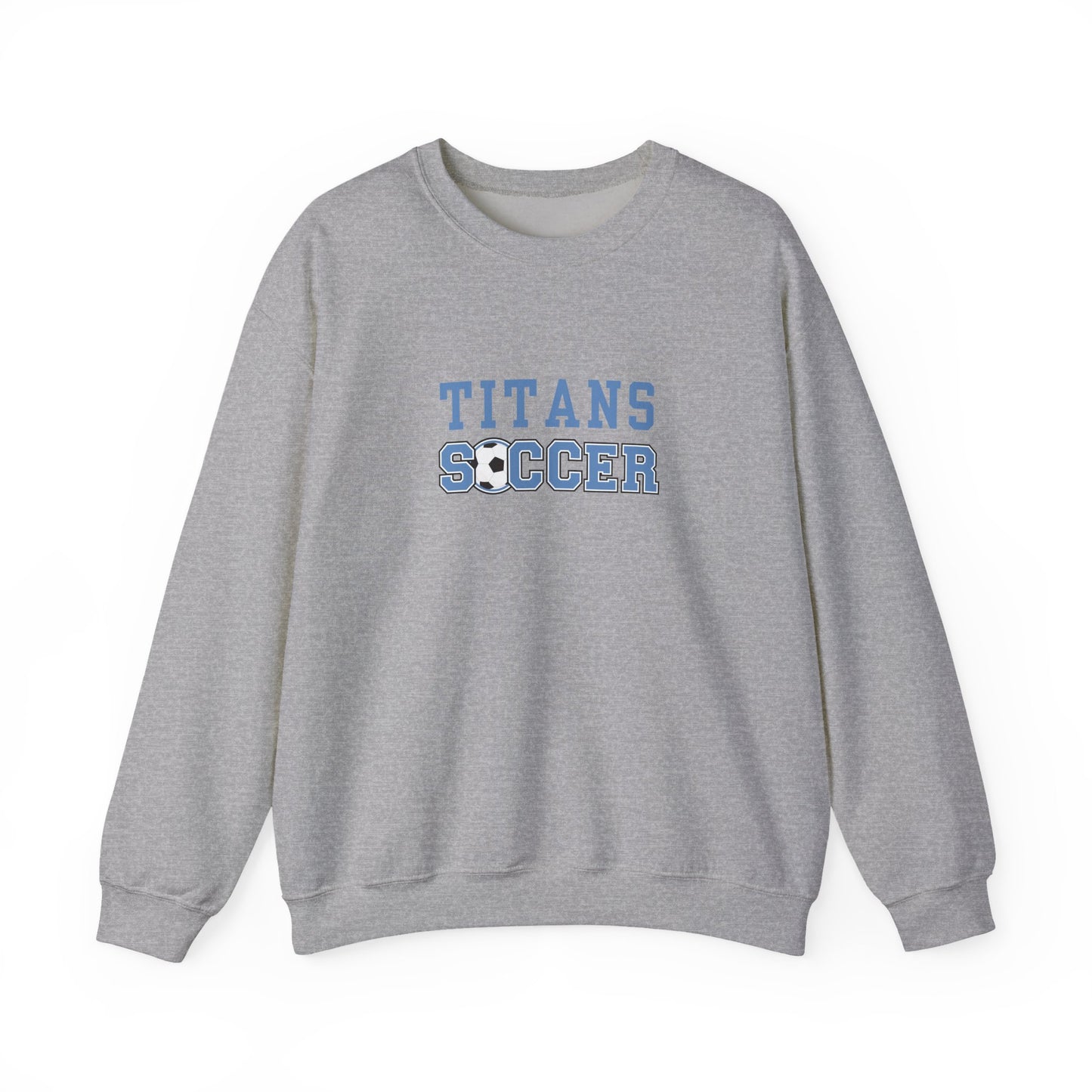 Titans Soccer Crewneck Sweatshirt, Ideal for Parents & Fans, Collins High School Soccer