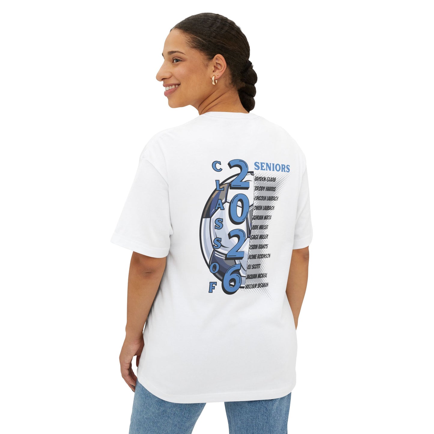 Collins Soccer Seniors Tee (Option 2), Class of 2026, Senior Players