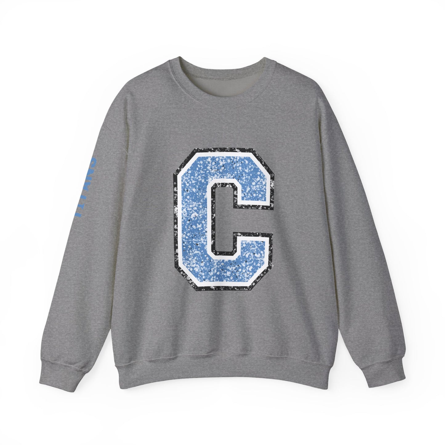 Collins C Crewneck Sweatshirt, College Style Pullover, Unisex Cozy Apparel, Perfect Gift for Students