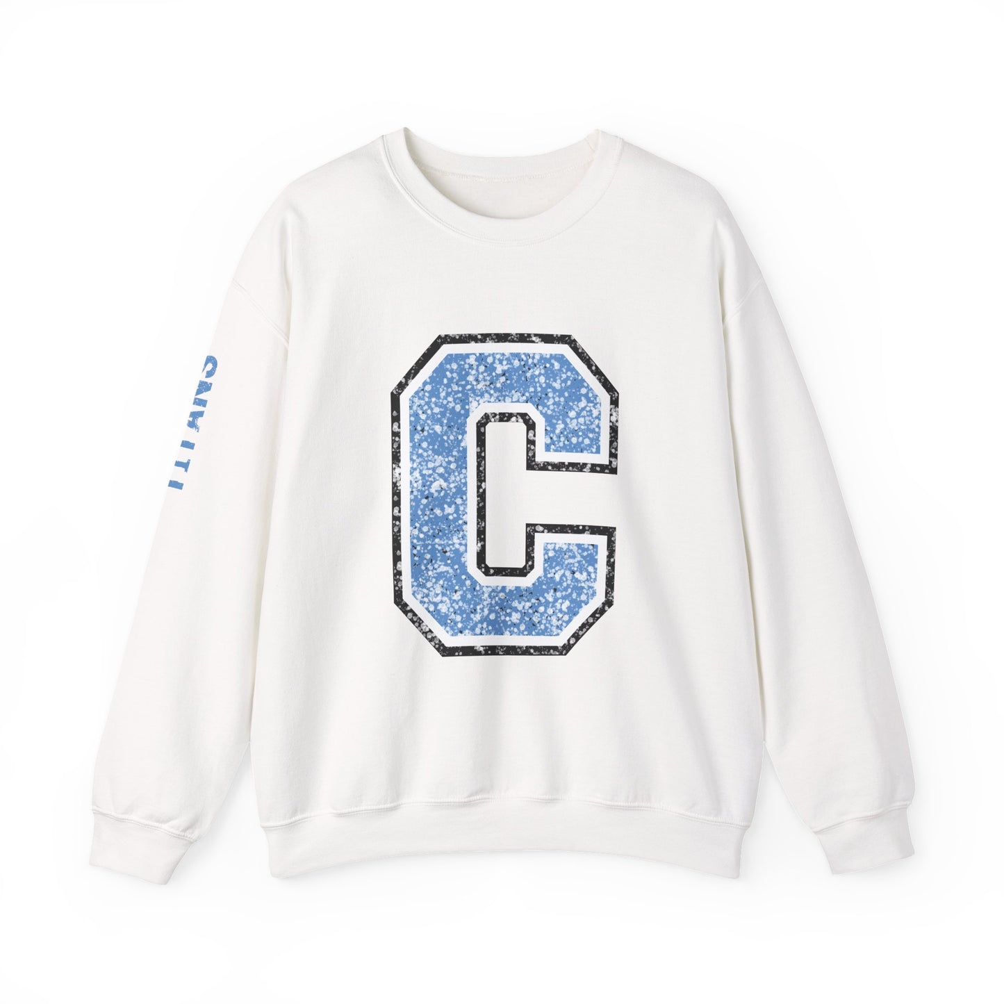 Collins C Crewneck Sweatshirt, College Style Pullover, Unisex Cozy Apparel, Perfect Gift for Students