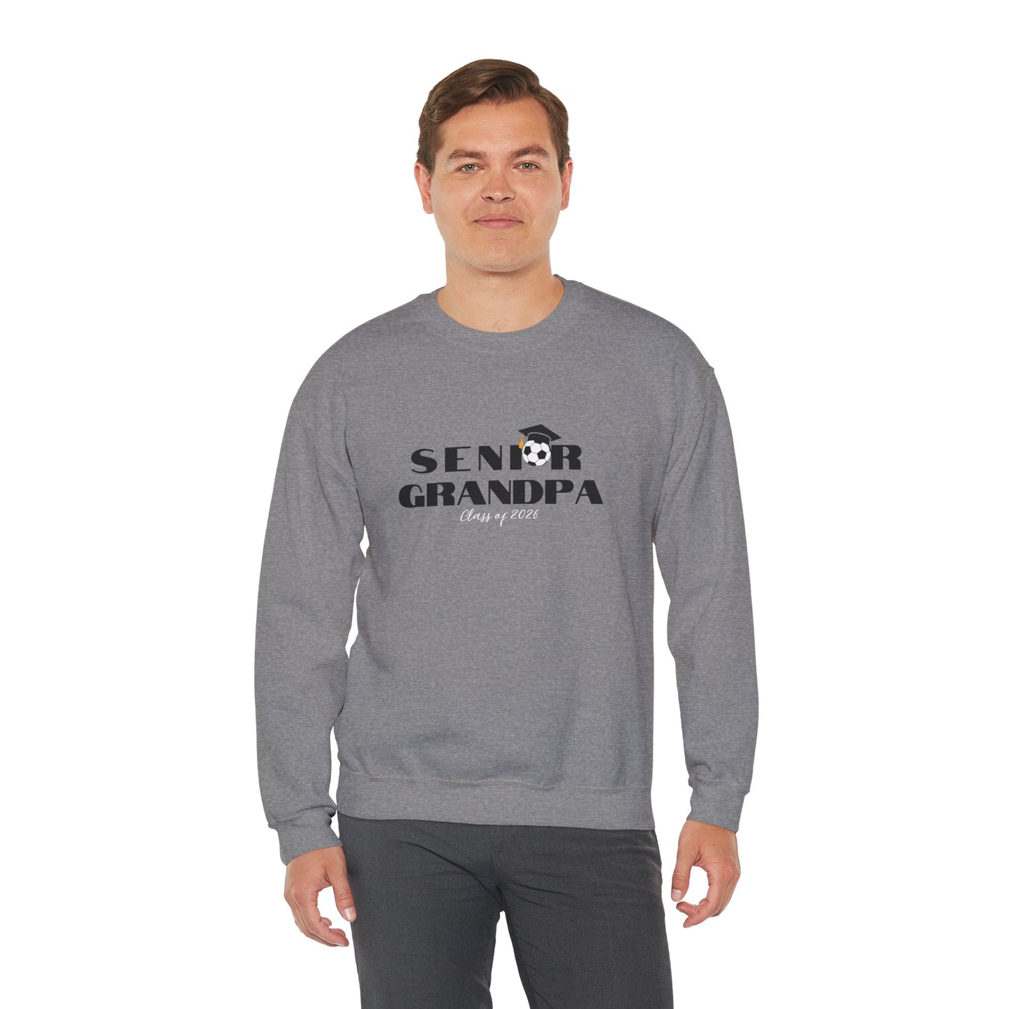 Senior Grandpa Sweatshirt, Graduation Gift, Crewneck, Family Sweatshirt, Perfect for Grandparents, Comfortable, Casual Wear