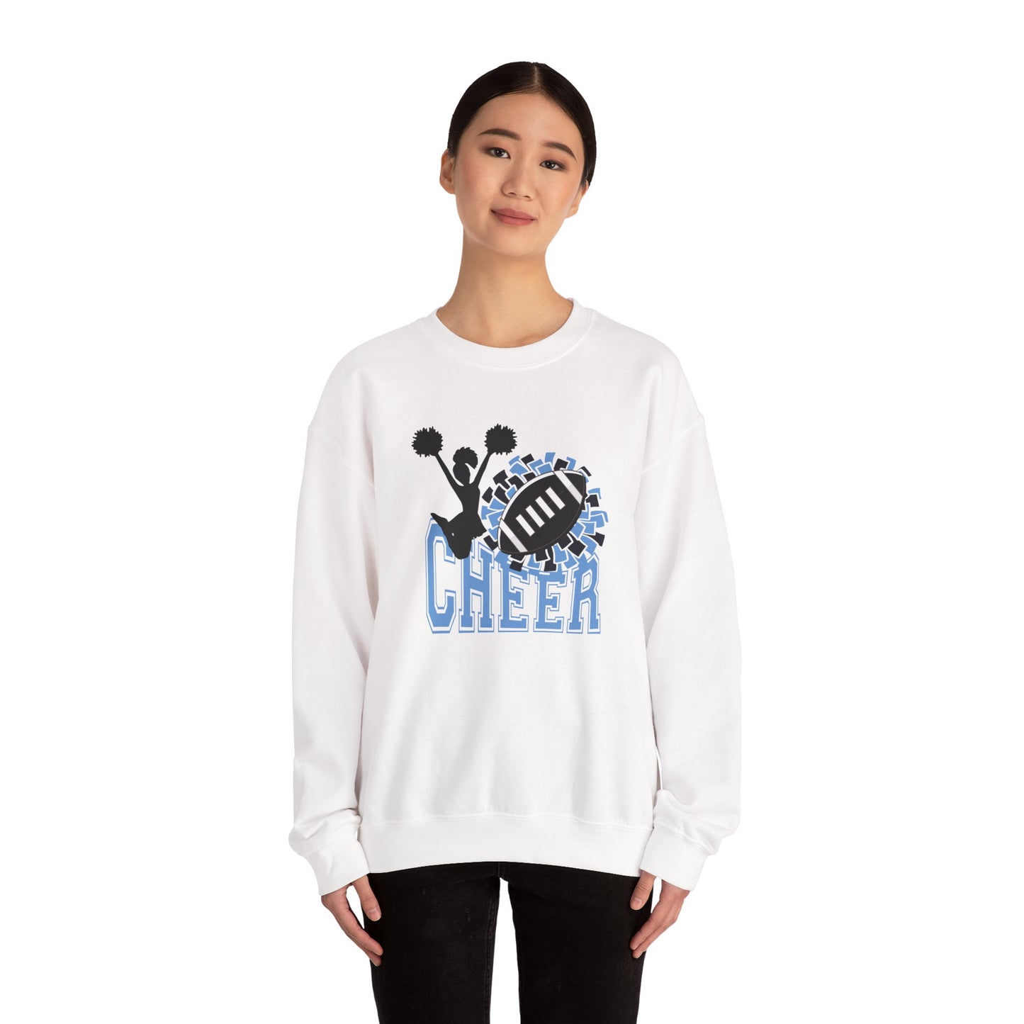 Cheer Crewneck Sweatshirt, Sports Apparel, Game Day Fashion- Can be Personalized
