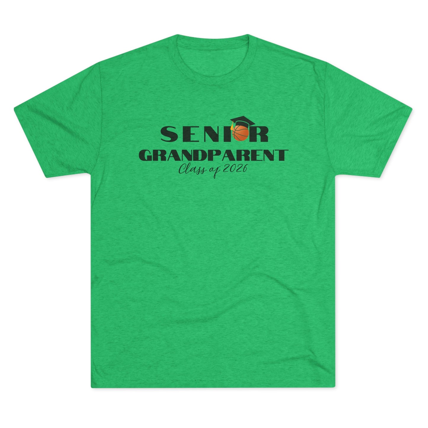 Senior Basketball Grandparent Crew Tee, Graduation, Unisex Shirt, Class of 2026 Apparel