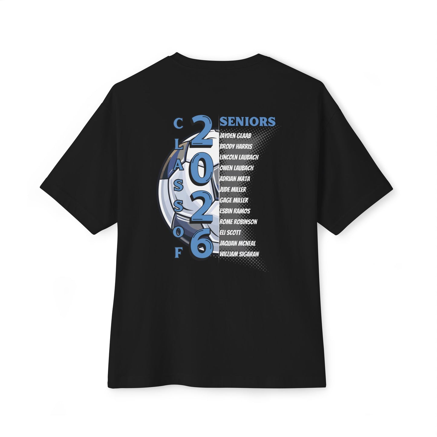Collins Soccer Seniors Tee (Option 2), Class of 2026, Senior Players