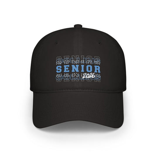 Seniors 2026 Low Profile Baseball Cap, Senior Celebrations, Class of 2026