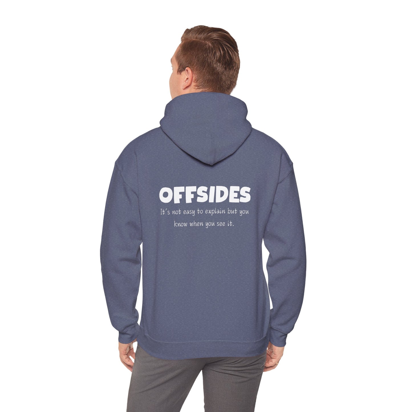 Offsides Hoodie - Cozy Unisex Pullover Sweatshirt, Perfect Gift for Soccer Lovers, Casual Wear, Unique Statement Hoodie
