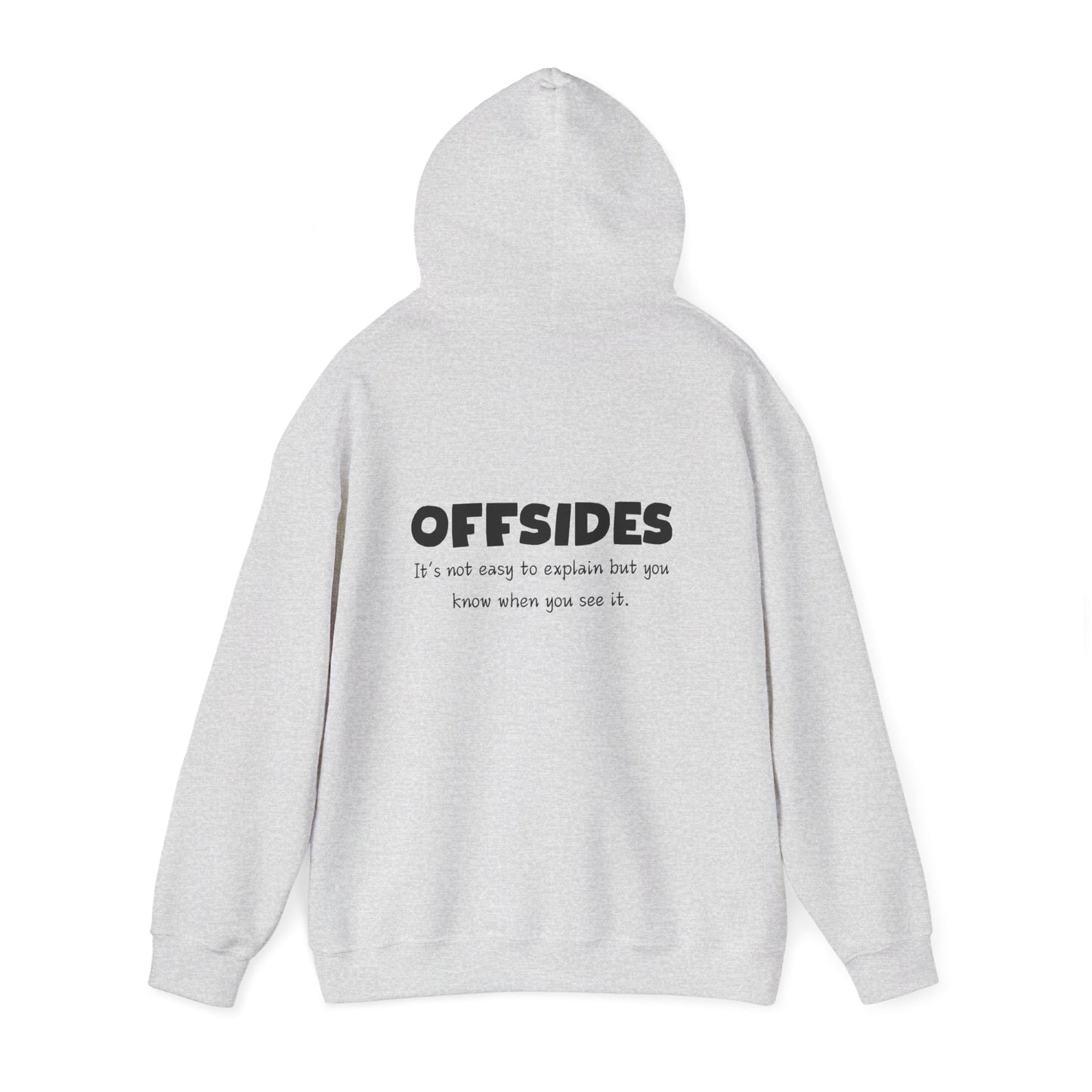 Offsides Hoodie - Cozy Unisex Pullover Sweatshirt, Perfect Gift for Soccer Lovers, Casual Wear, Unique Statement Hoodie