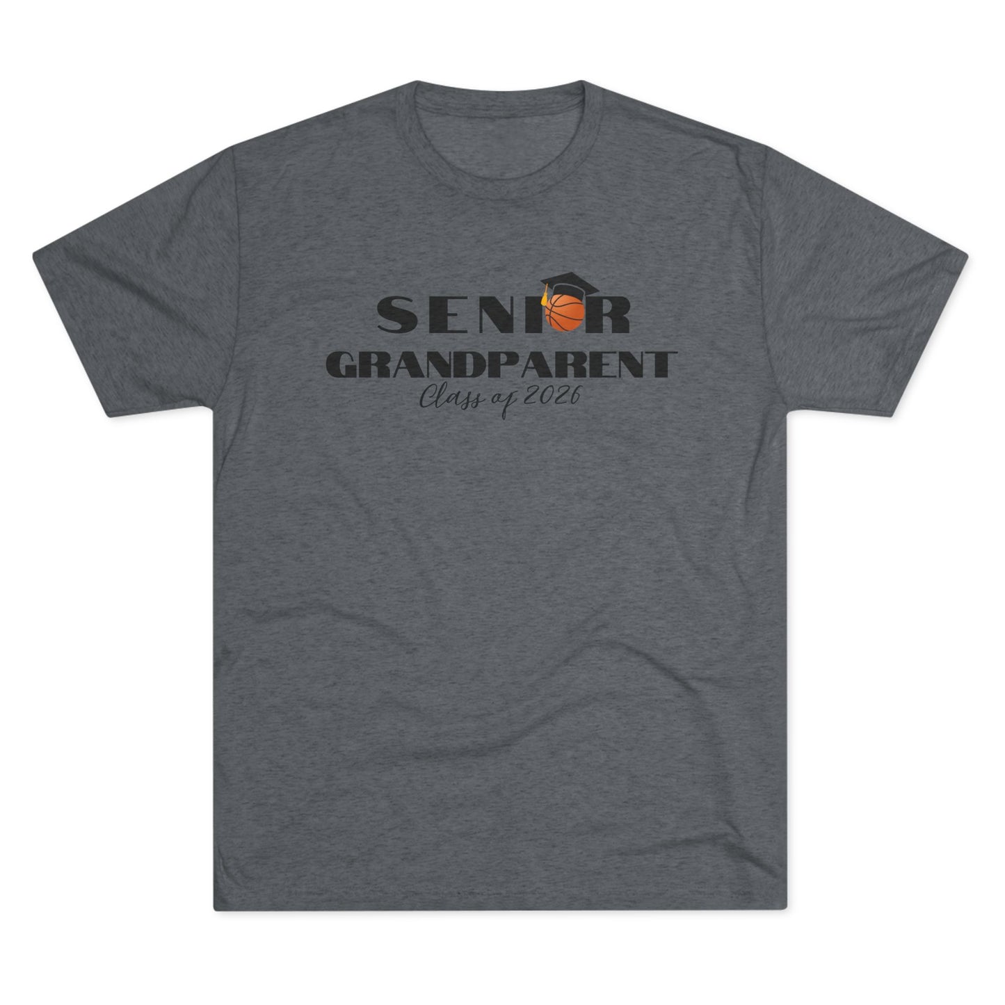 Senior Basketball Grandparent Crew Tee, Graduation, Unisex Shirt, Class of 2026 Apparel