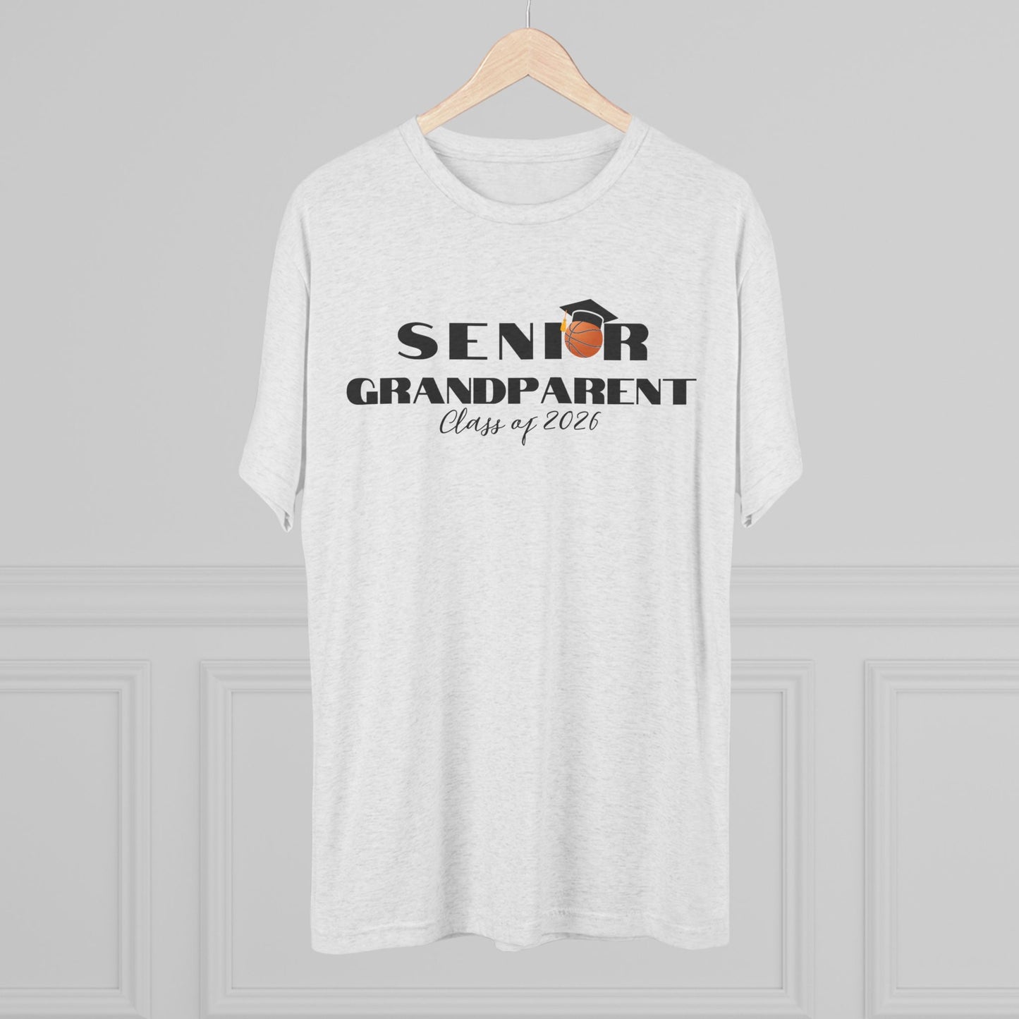 Senior Basketball Grandparent Crew Tee, Graduation, Unisex Shirt, Class of 2026 Apparel