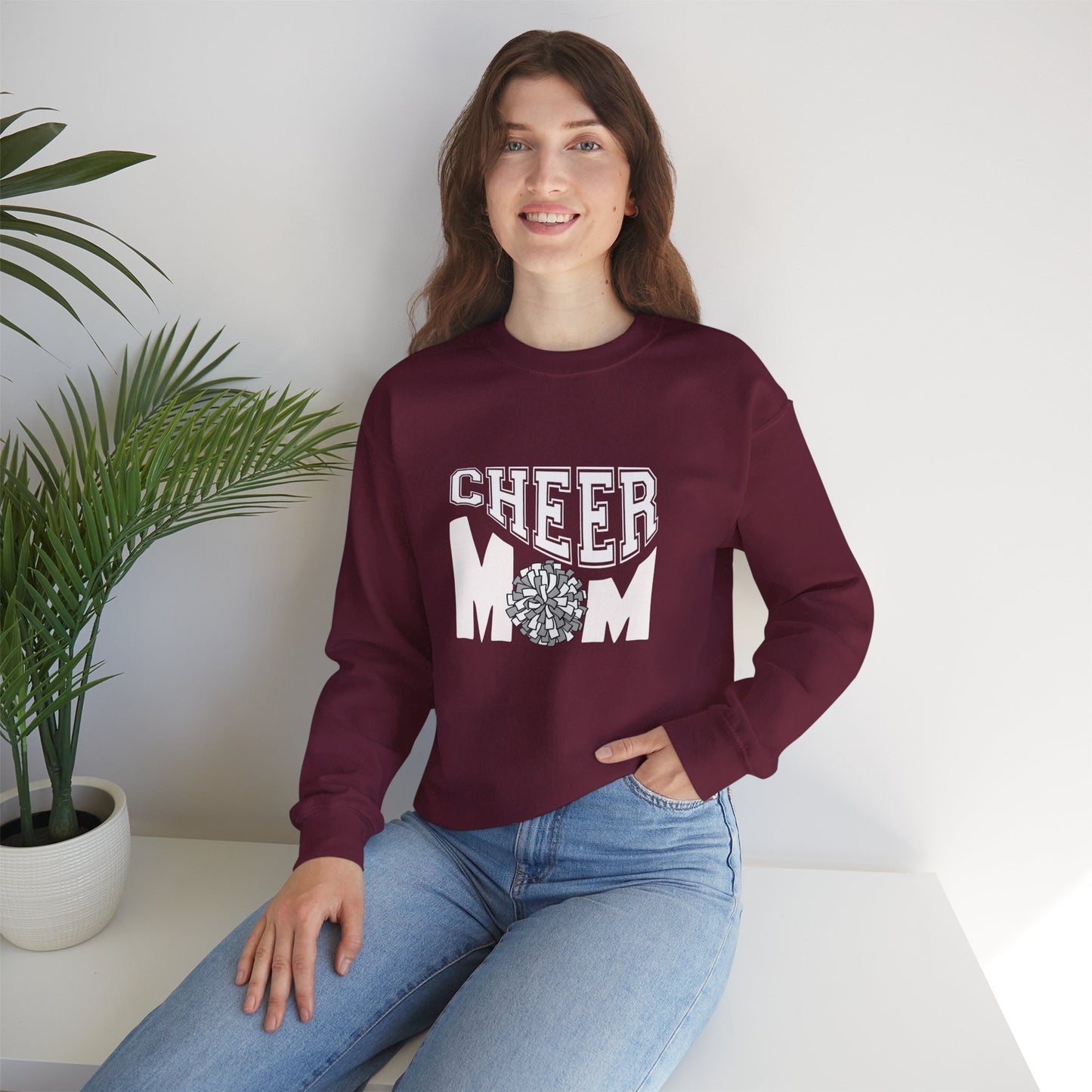 Cheer Mom Crewneck Sweatshirt